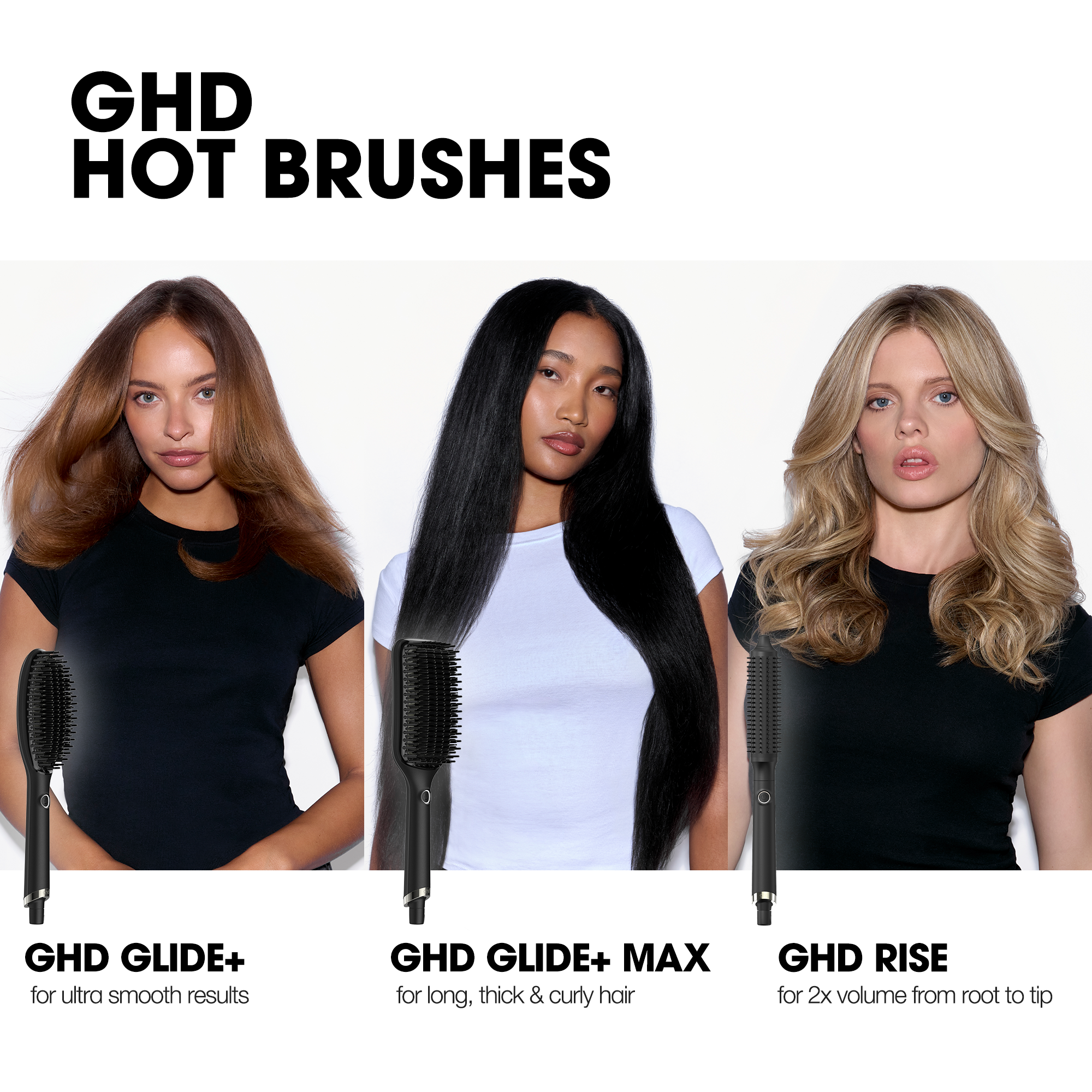 GHD Glide+ Max Smoothing Hot Brush
