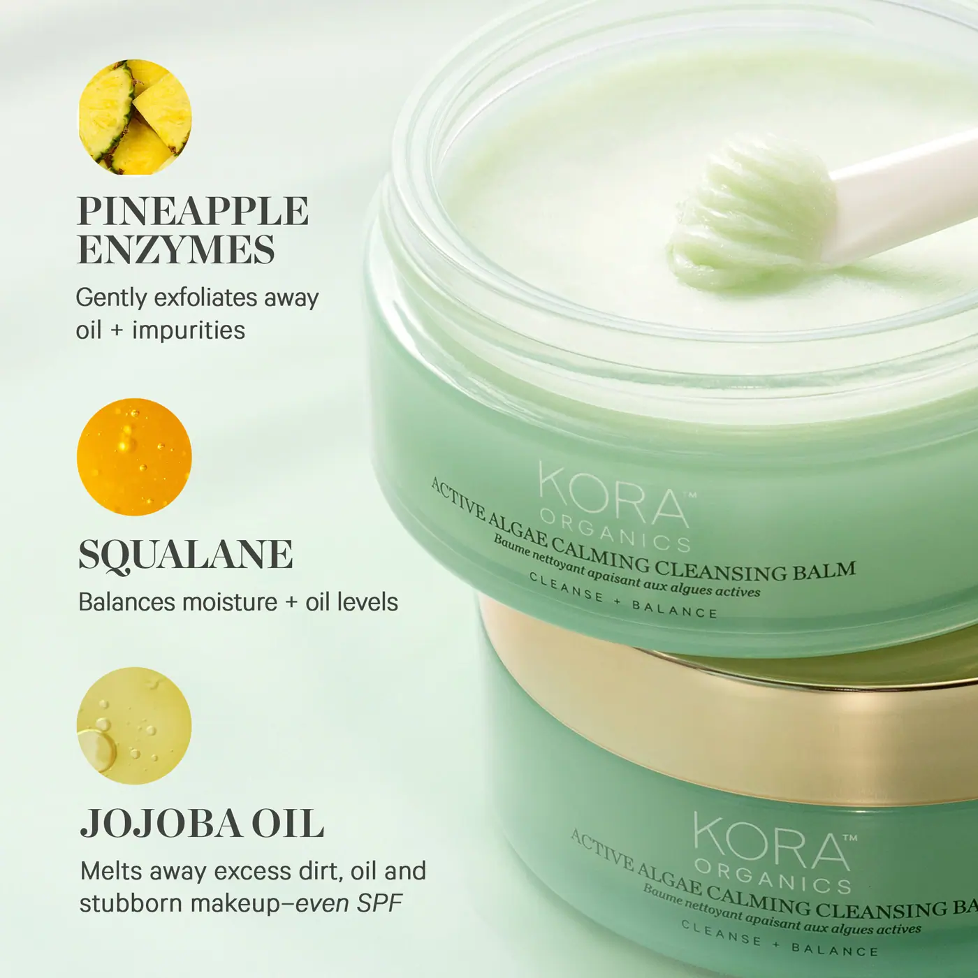 Kora Organics Active Algae Calming Cleansing Balm 100ml