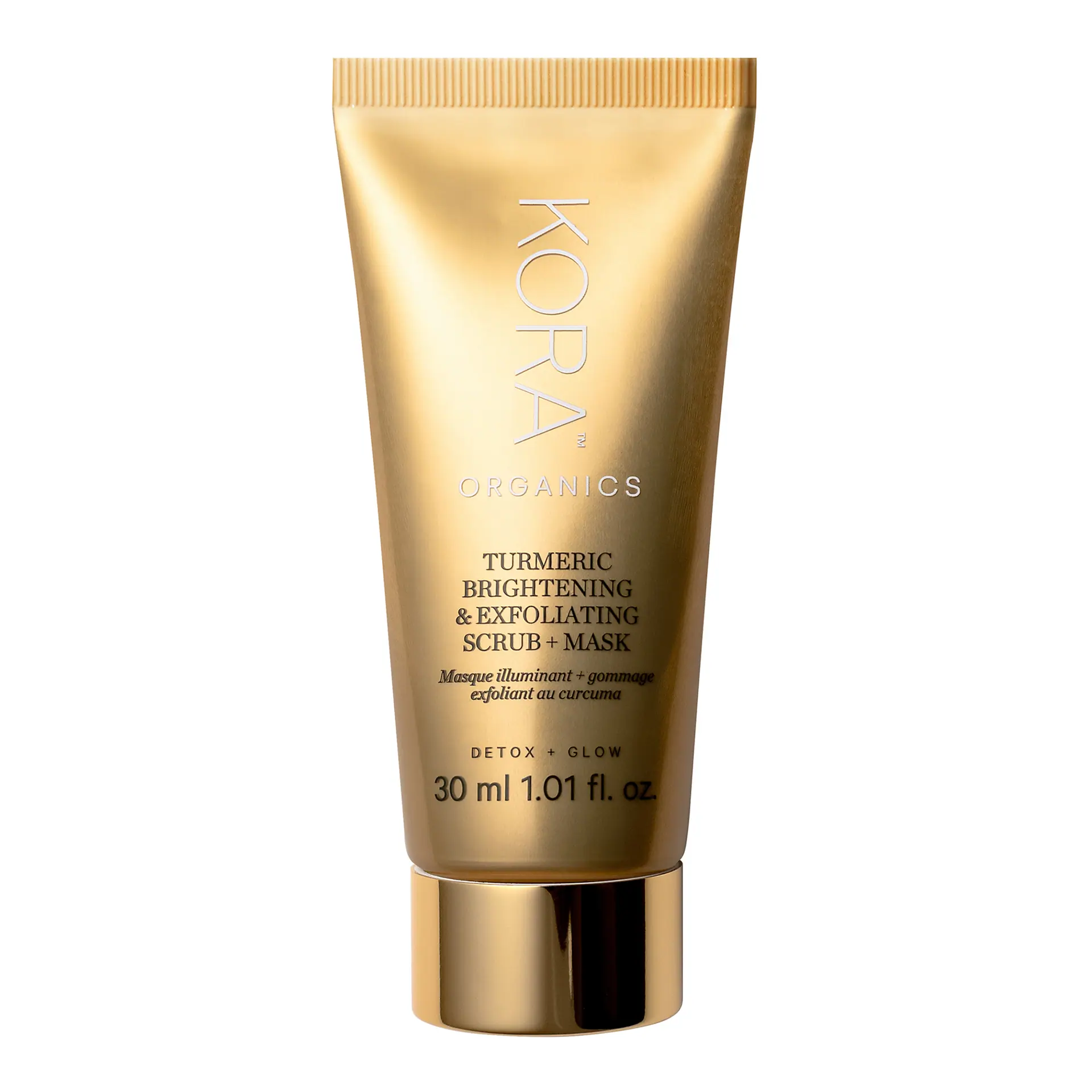 Kora Organics Turmeric Brightening & Exfoliating Scrub + Mask 30mL