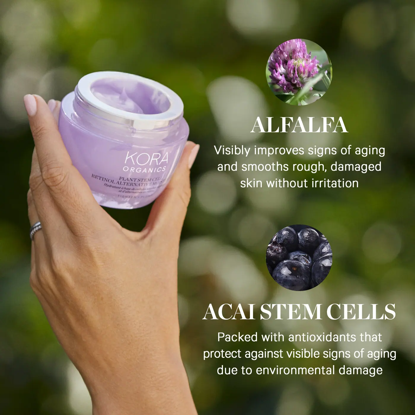 Kora Organics Plant Stem Cell Retinol Alternative Moisturizer - REFILL pod 50mL