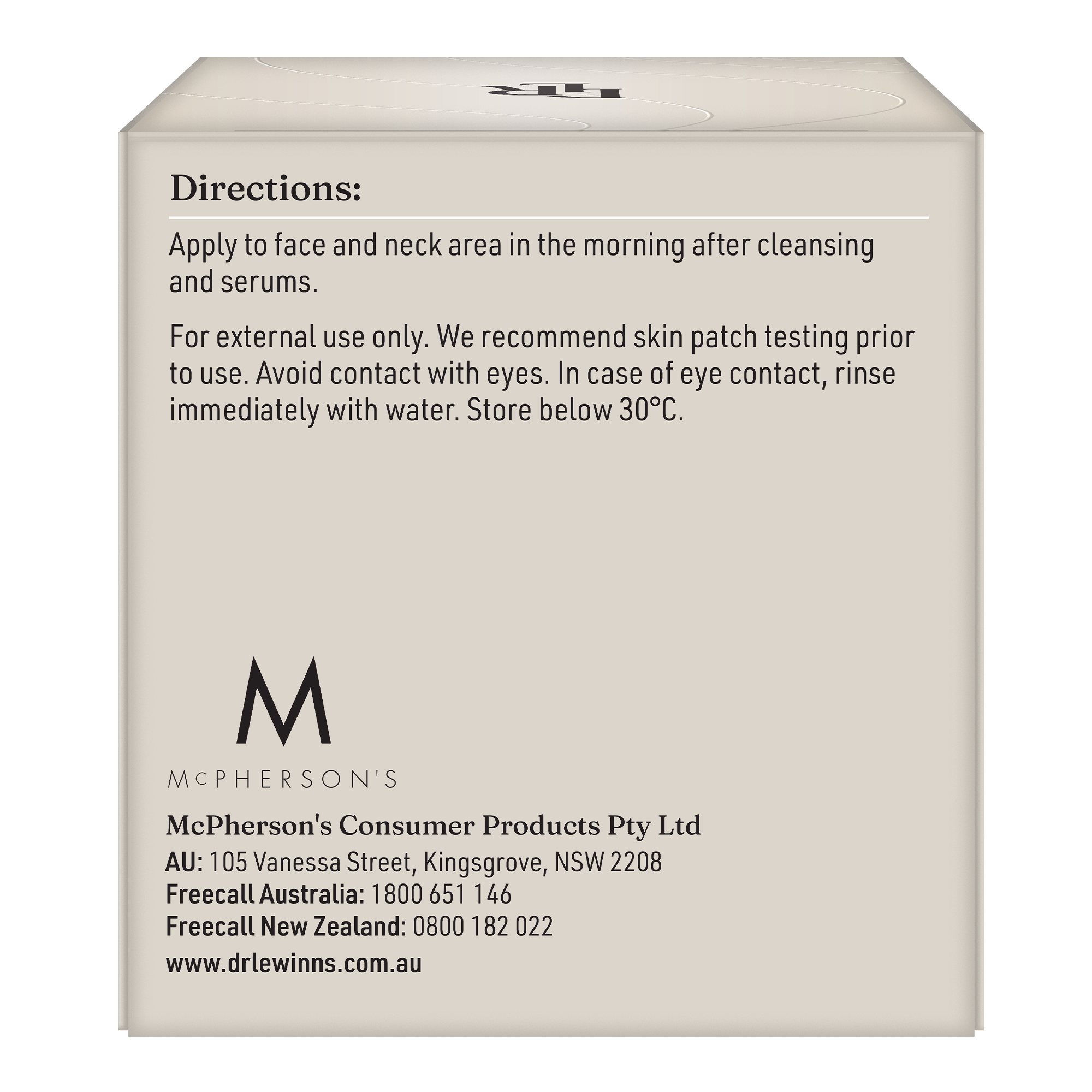 Dr Lewinn's Plump + Lift Restorative Day Cream 50g