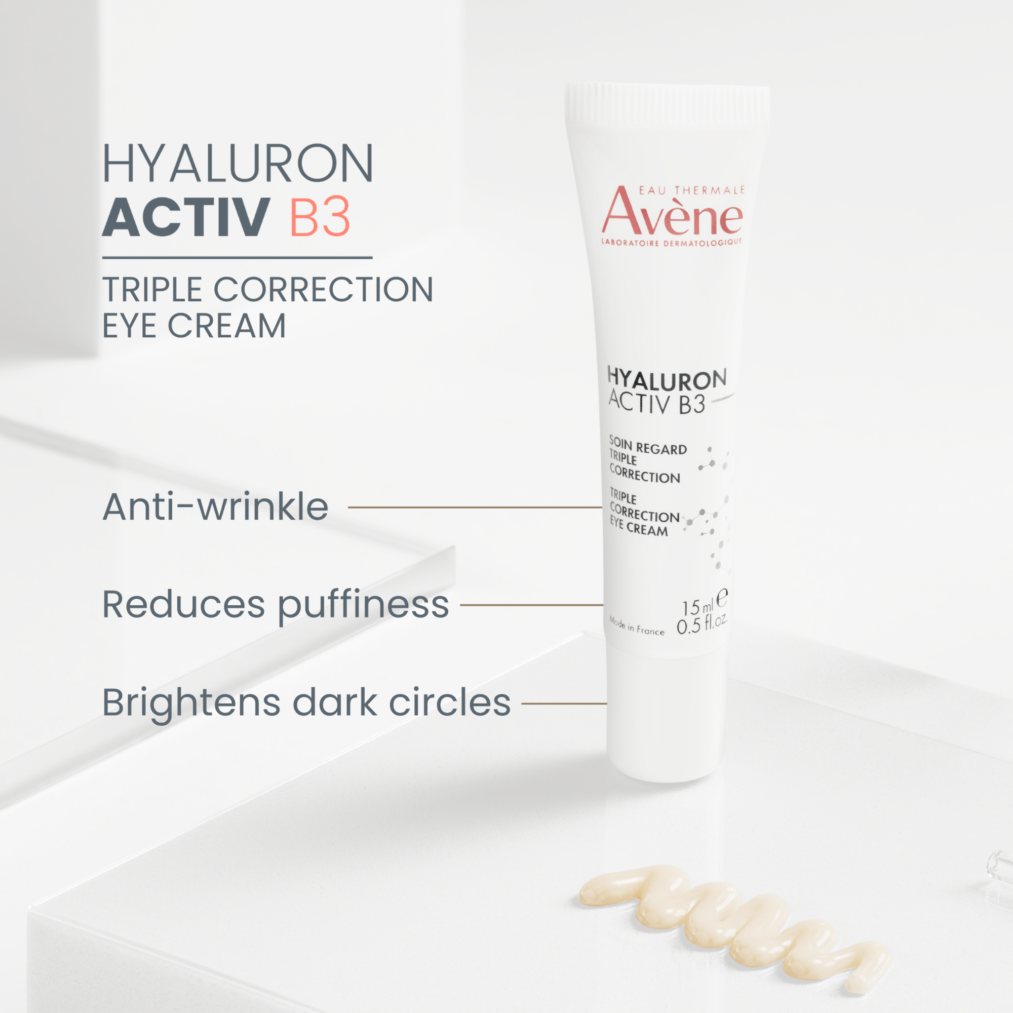 Avène Hyaluron Activ B3 Triple Correction Eye Cream 15ml