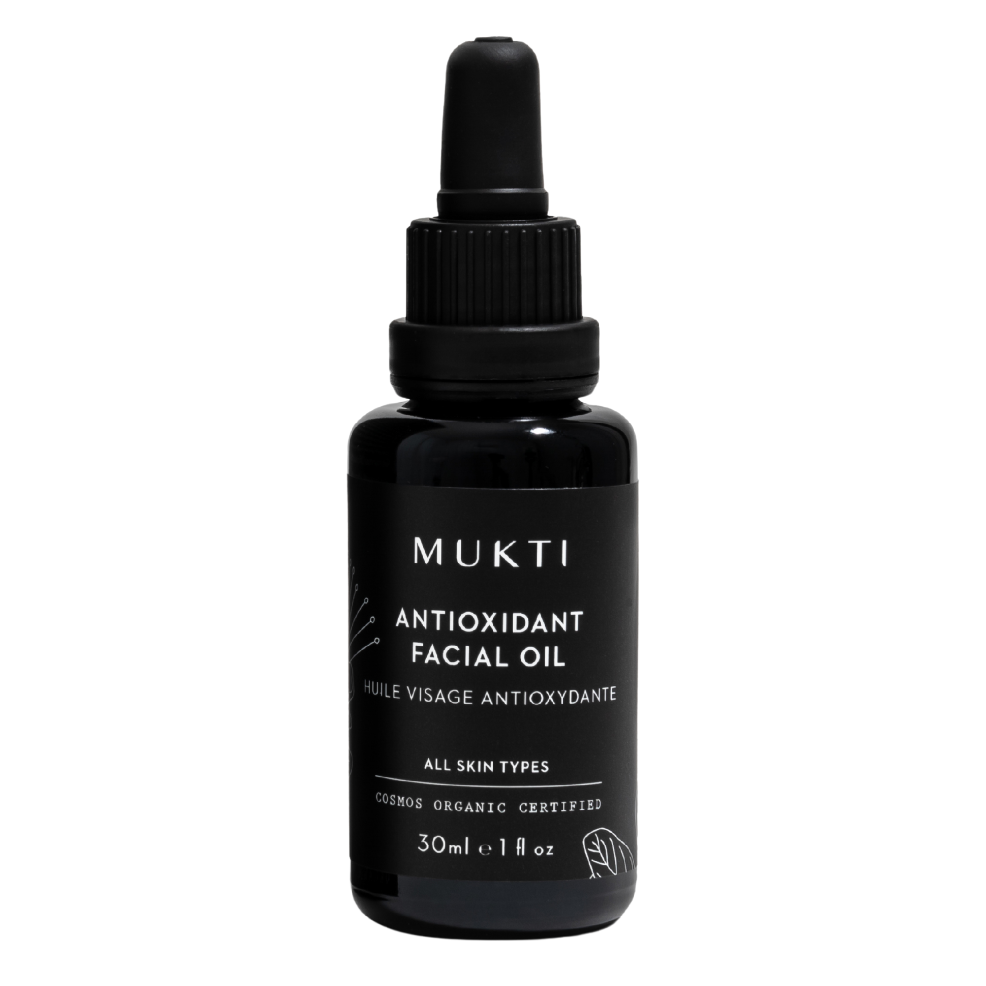 Mukti Organics Antioxidant Facial Oil Omega 3 6 9 - 30ML