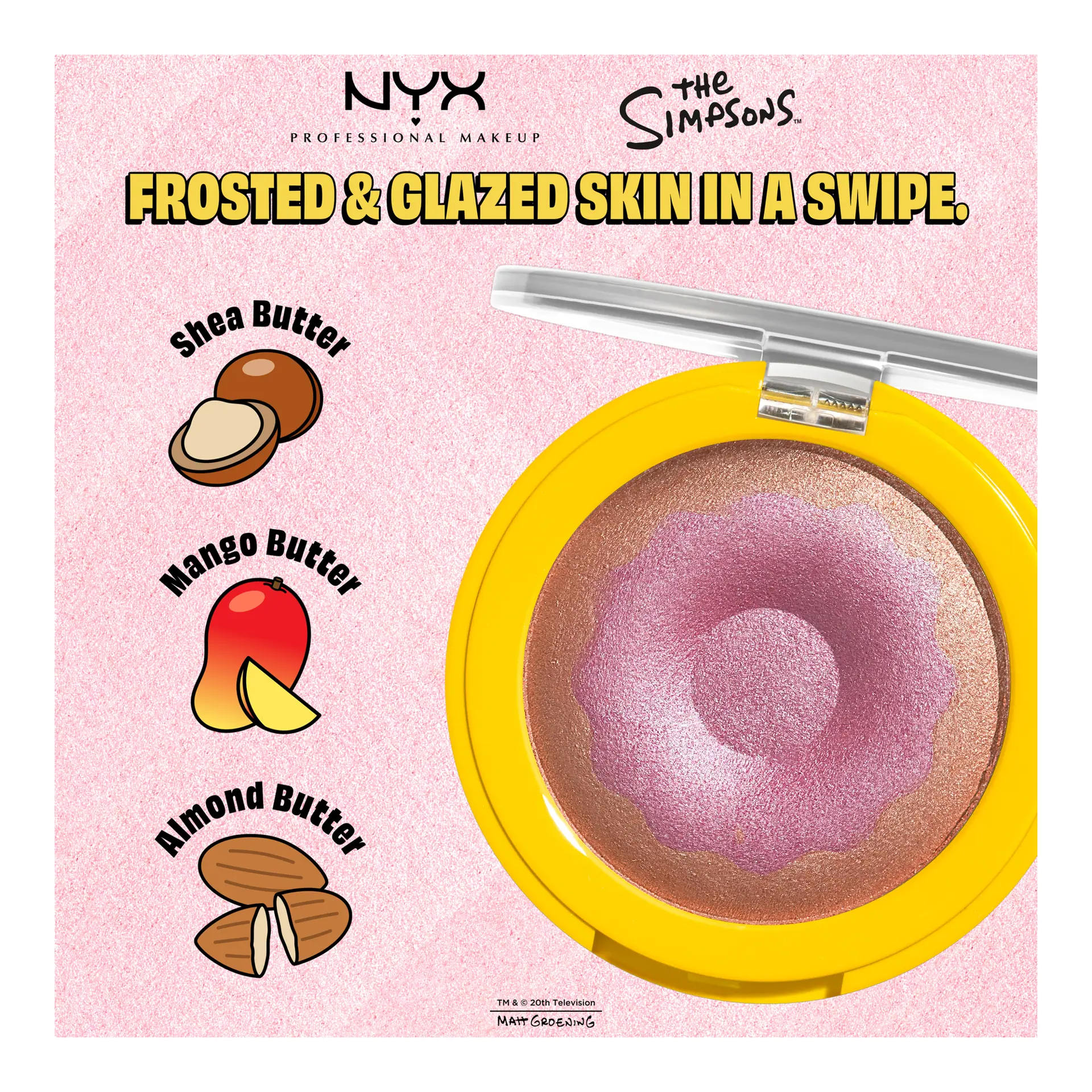 NYX Professional Makeup, Homer Simpson Donut Highlighter