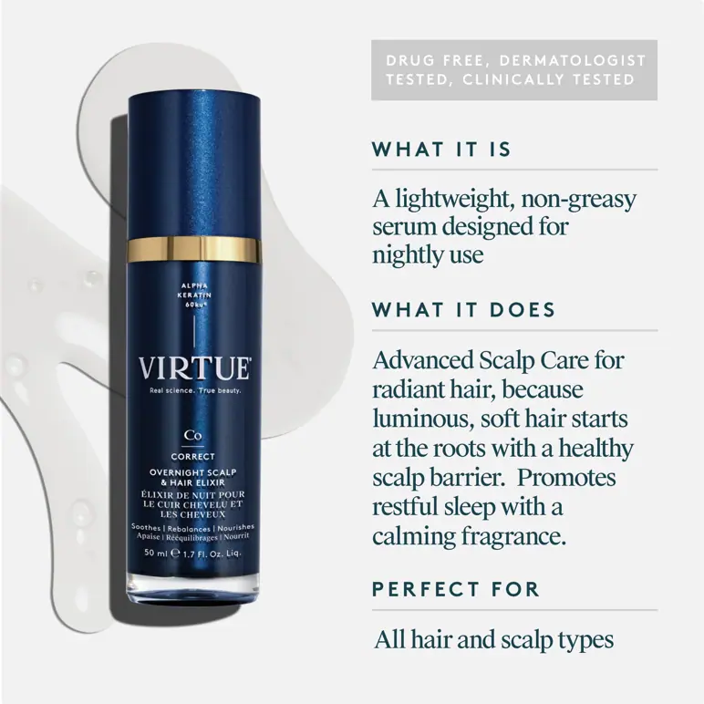 Virtue Overnight Scalp & Hair Elixir