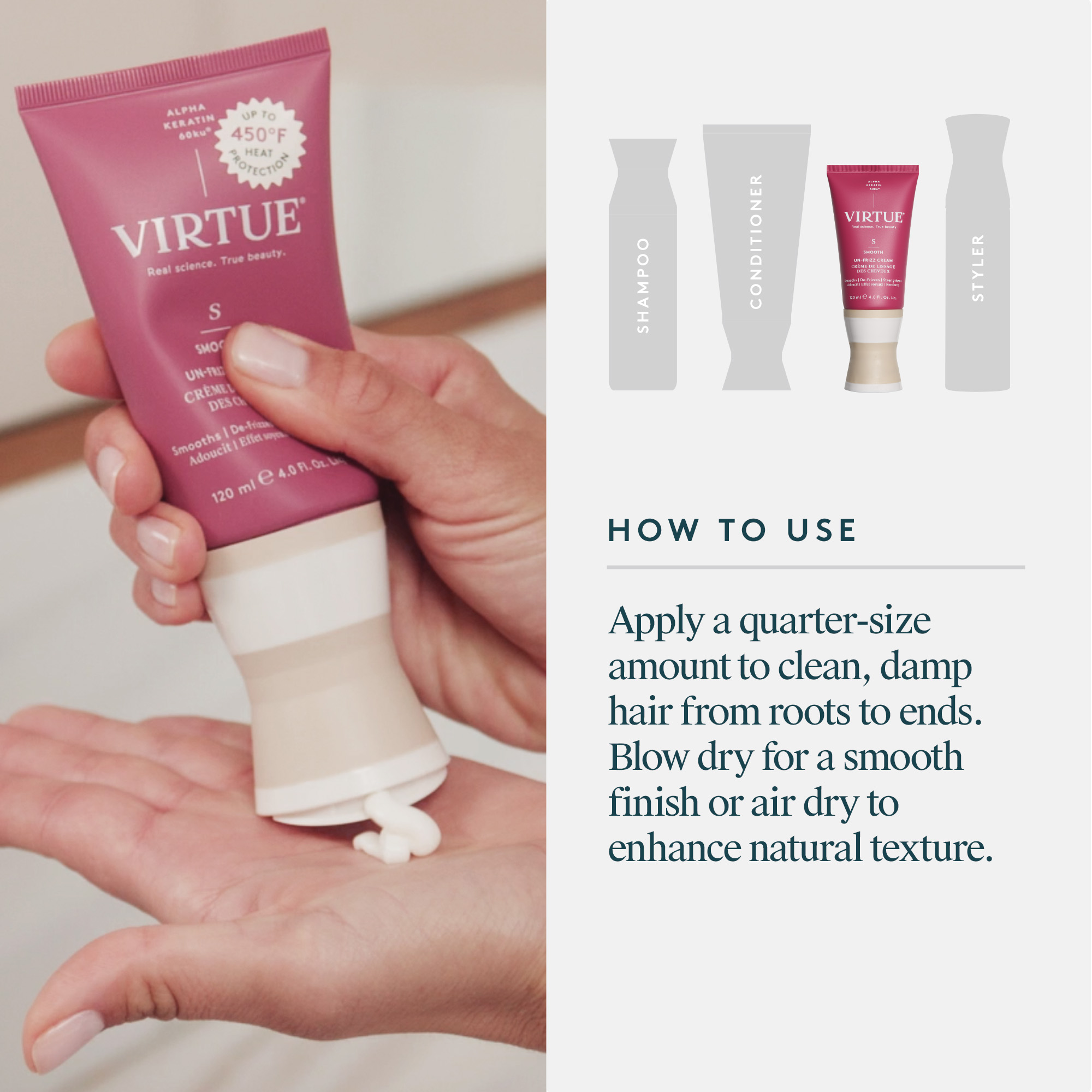 VIRTUE Un-Frizz Cream 60ml