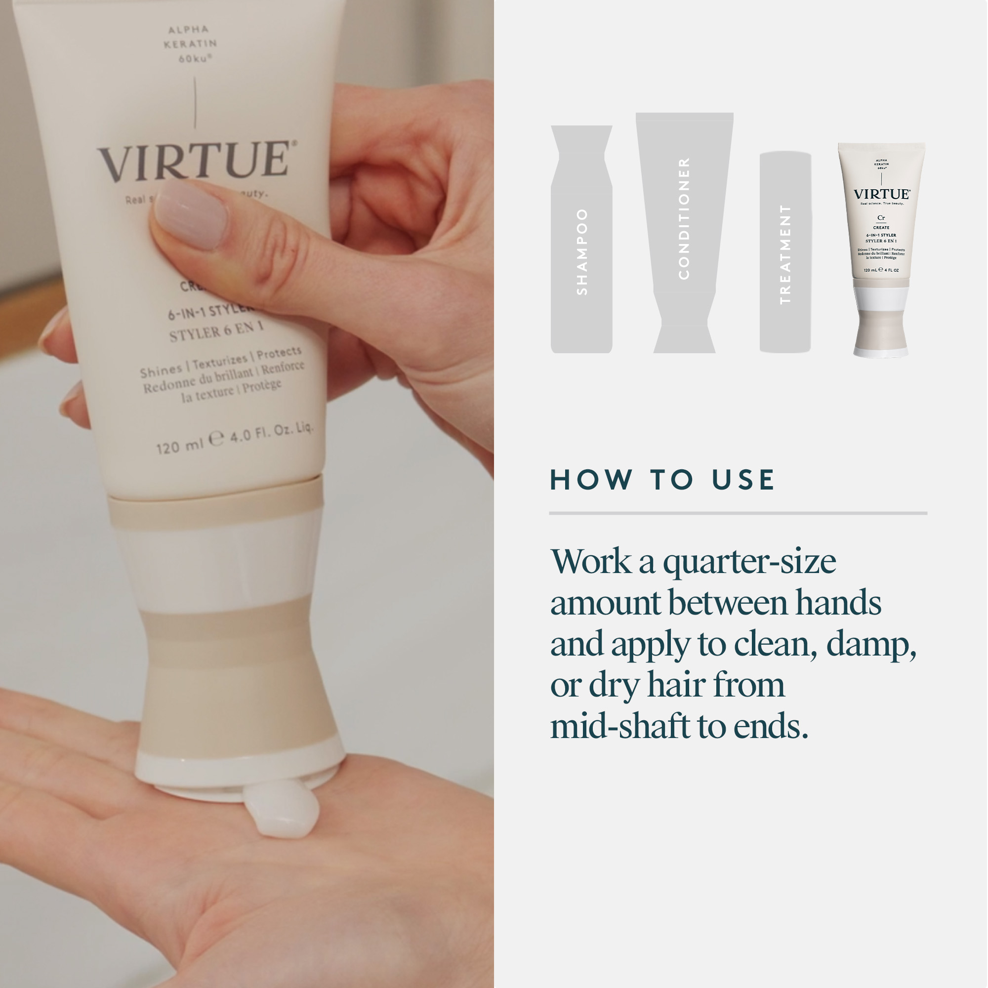 VIRTUE 6-in-1 Styler 120ml
