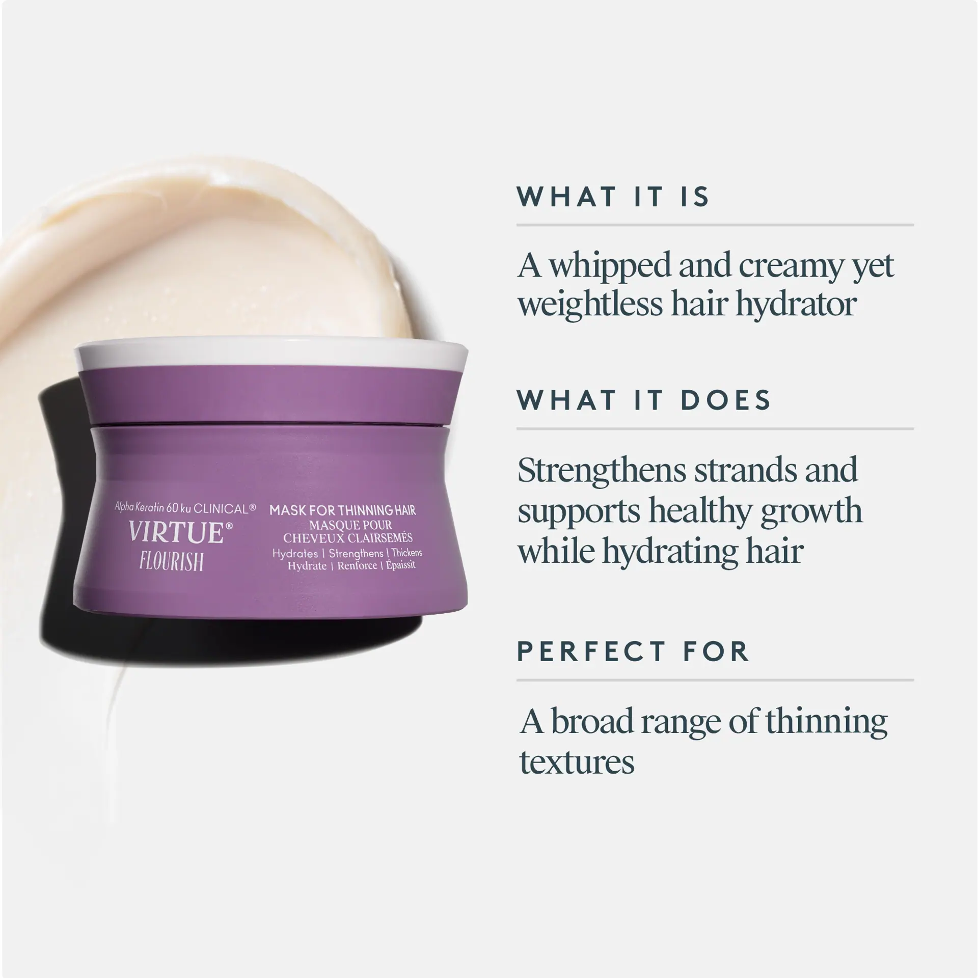 VIRTUE Flourish Mask for Thinning Hair