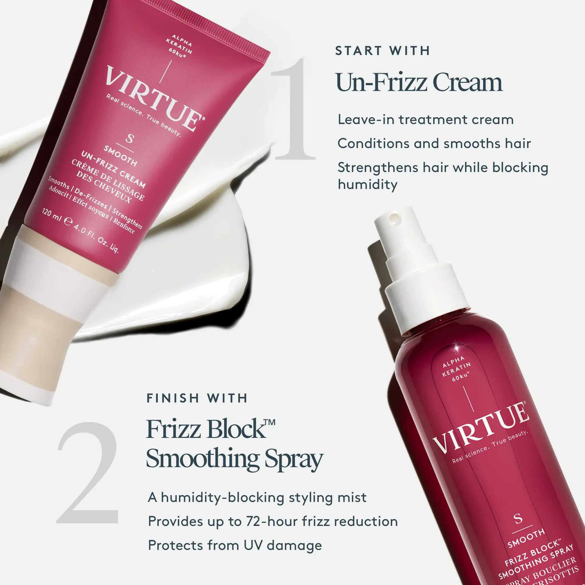 VIRTUE Un-Frizz Cream 120ml