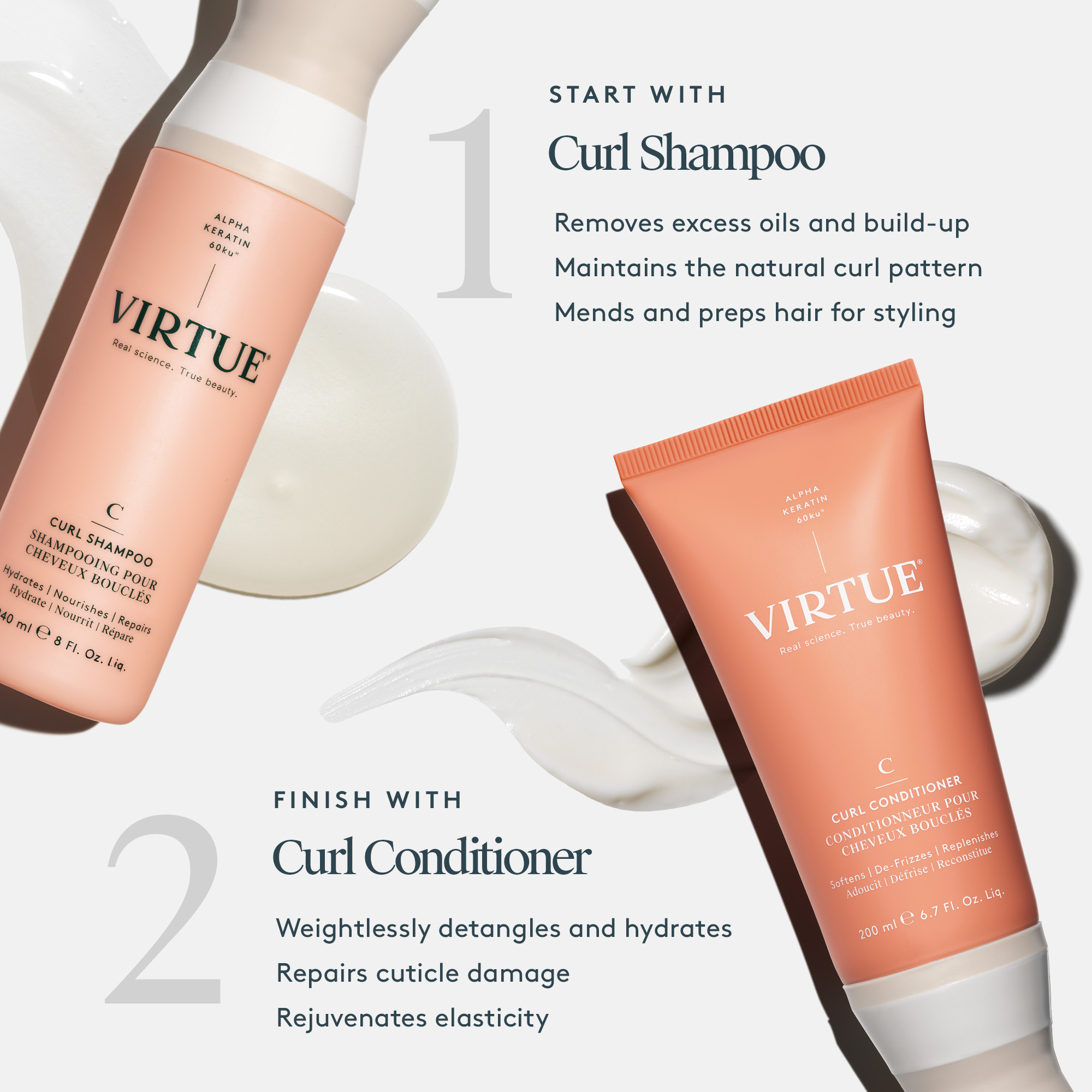 VIRTUE Curl Shampoo 240ml