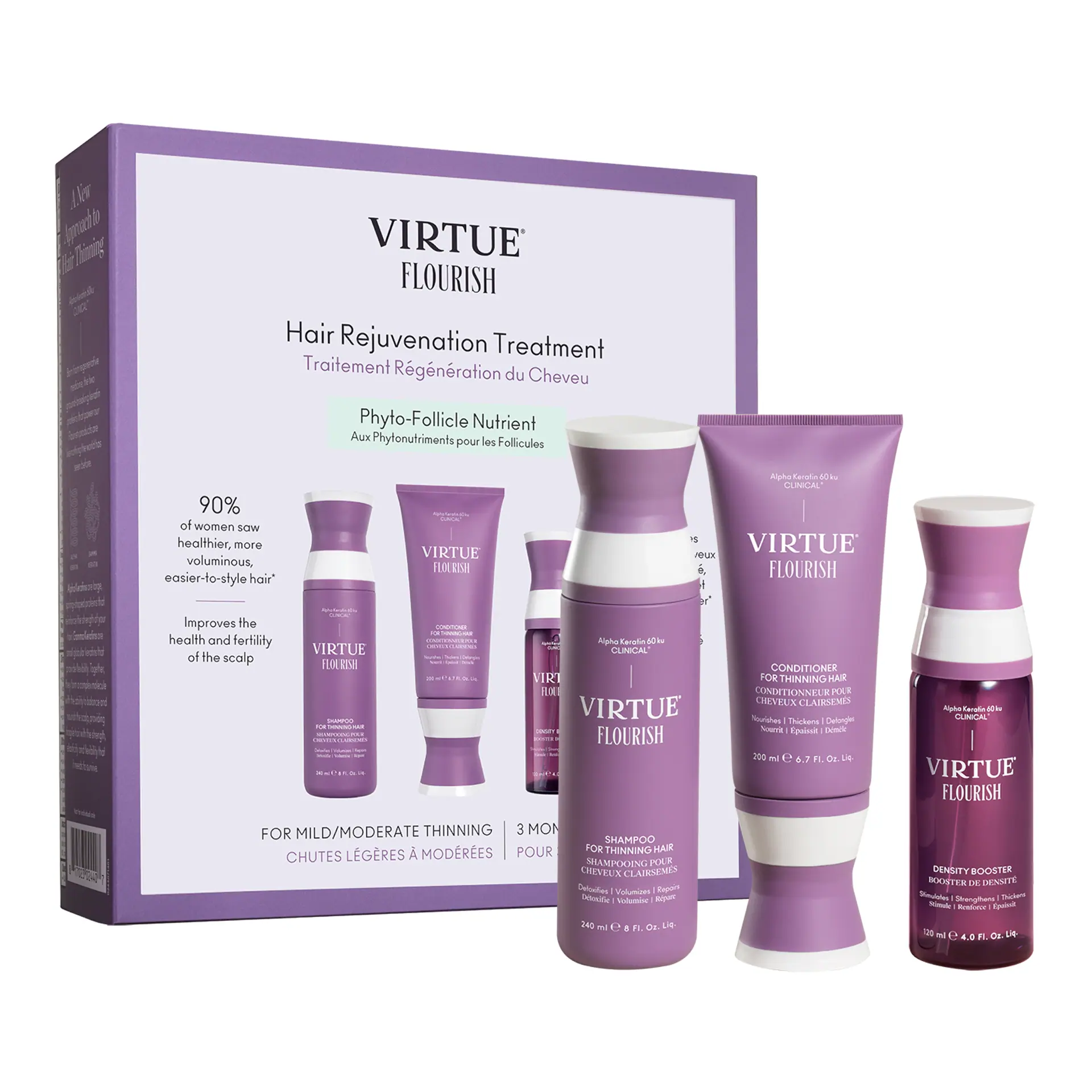 VIRTUE Flourish Hair Rejuvenation Treatment 3 Months