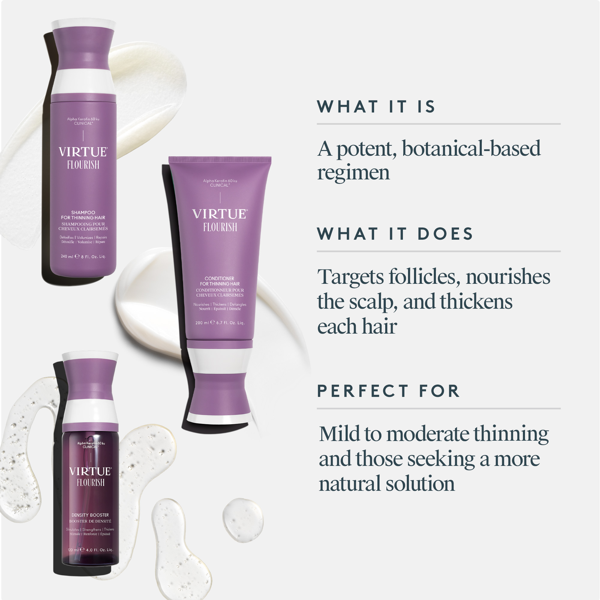 VIRTUE Flourish Hair Rejuvenation Treatment 3 Months