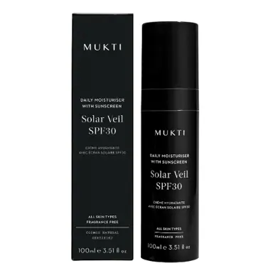 Mukti Organics Daily Moisturiser SPF30 Solar Veil