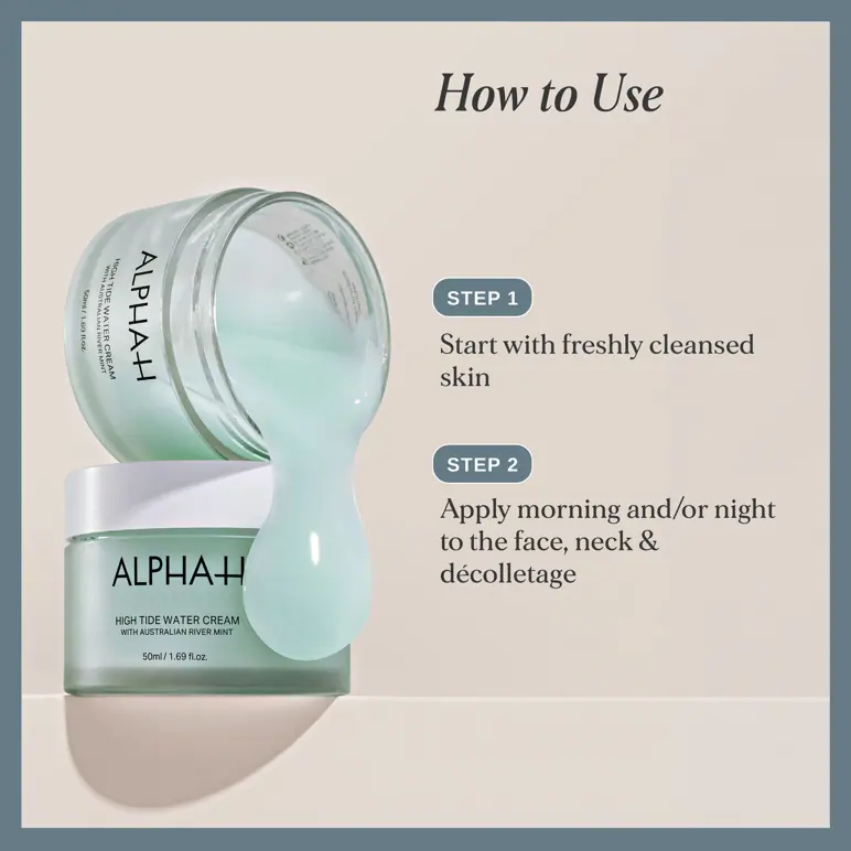 Alpha-H High Tide Water Cream with Australian River Mint
