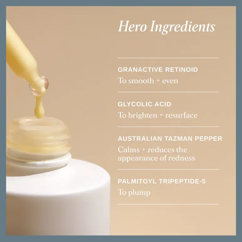 Alpha-H Midnight Reboot Serum with 14% Glycolic Acid + 1% Retinoid Complex 50ml