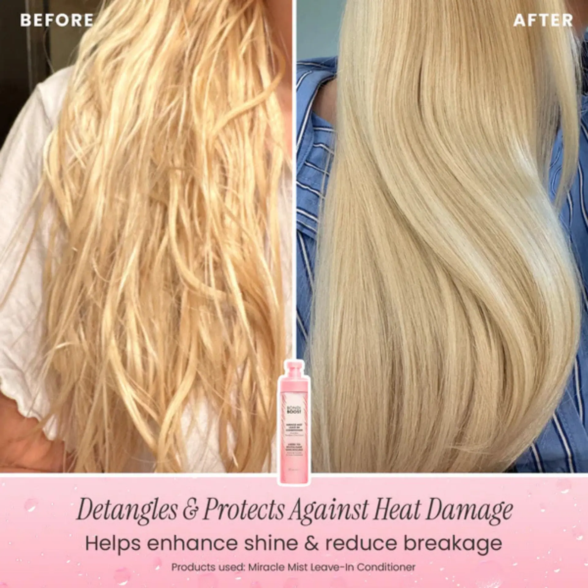 Bondi Boost HG Strawberry Gum Miracle Mist Leave-In Conditioner + Heat Protect