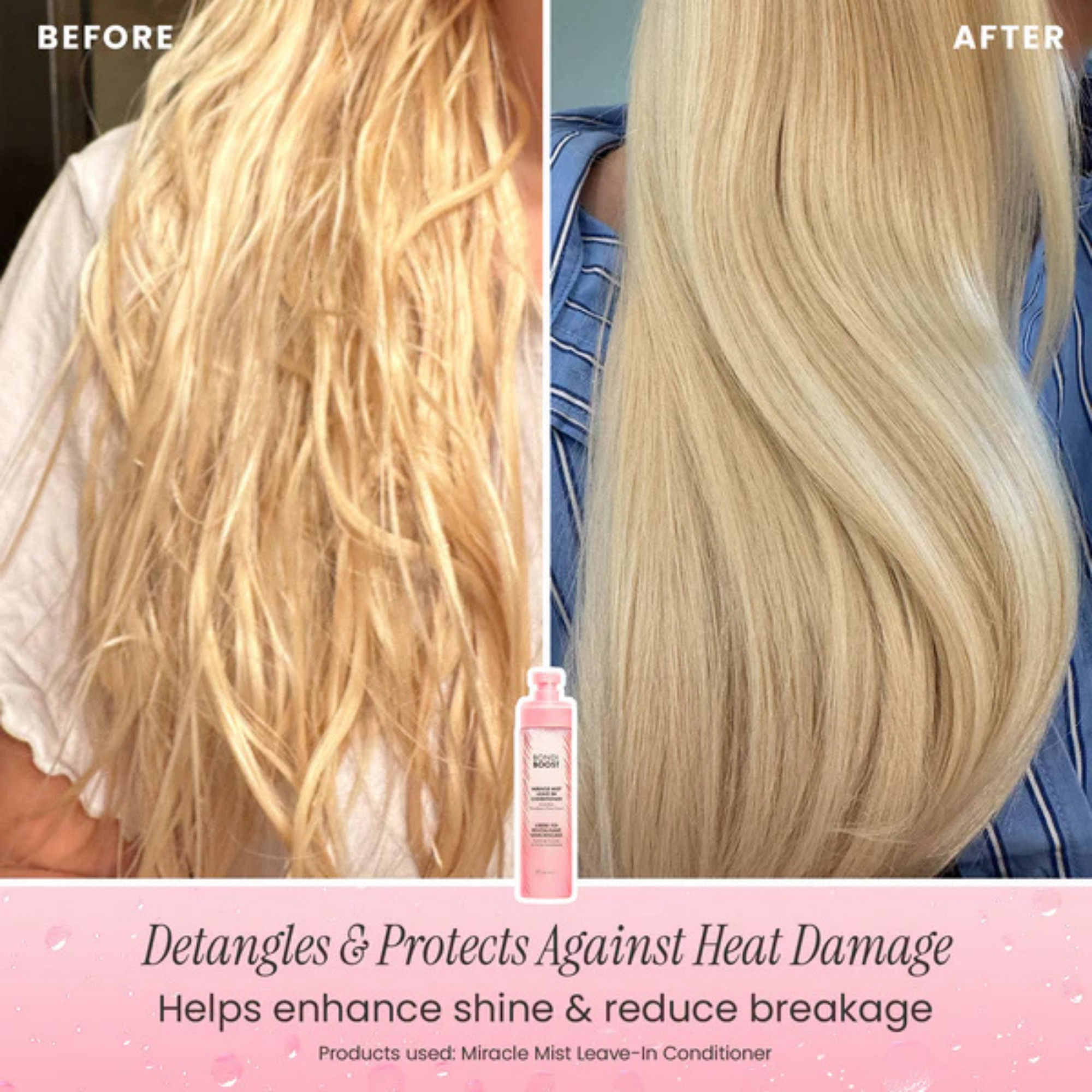 Bondi Boost HG Strawberry Gum Miracle Mist Leave-In Conditioner + Heat Protect
