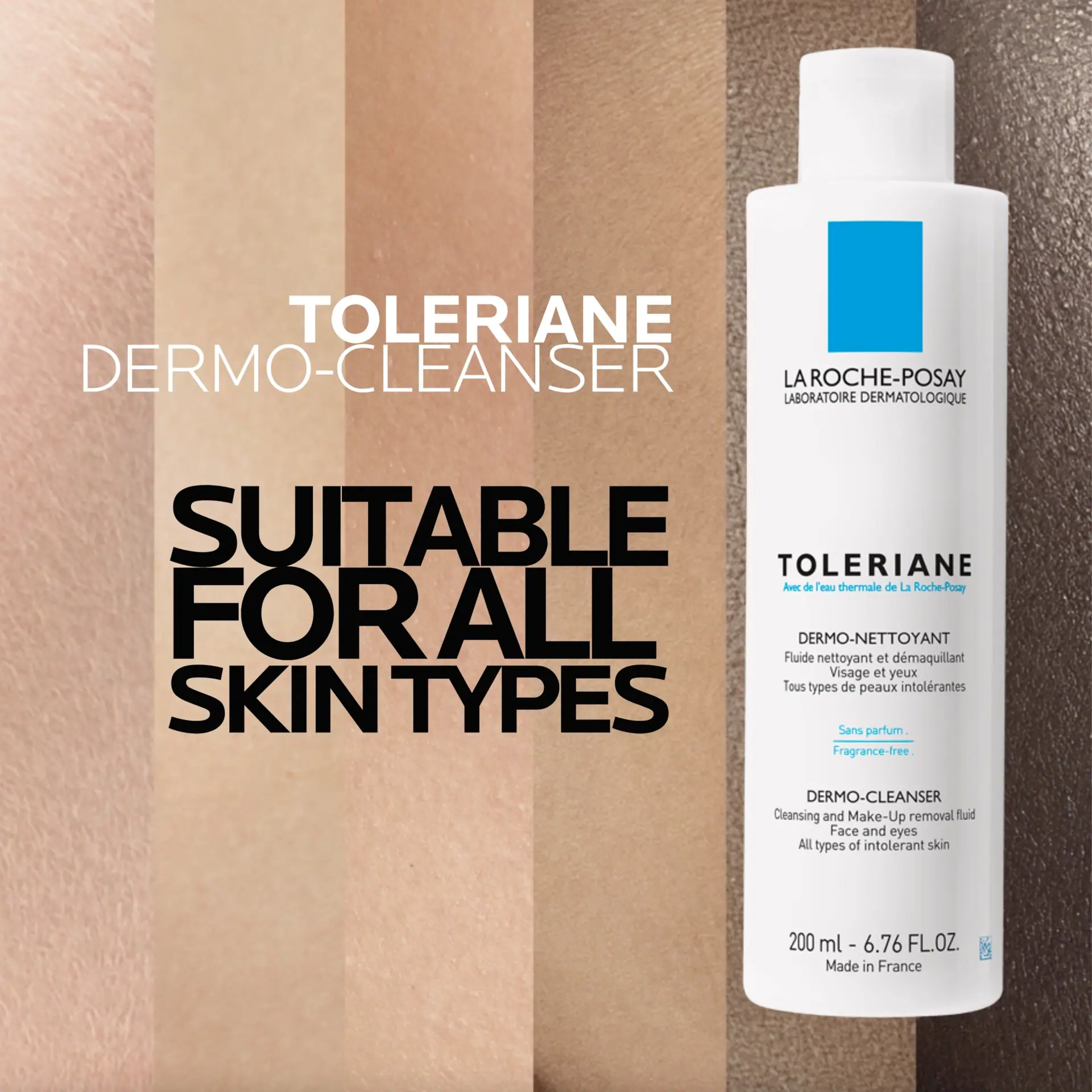 La Roche-Posay Toleriane Gentle Cream Dermo No Rinse Cleanser 200ml