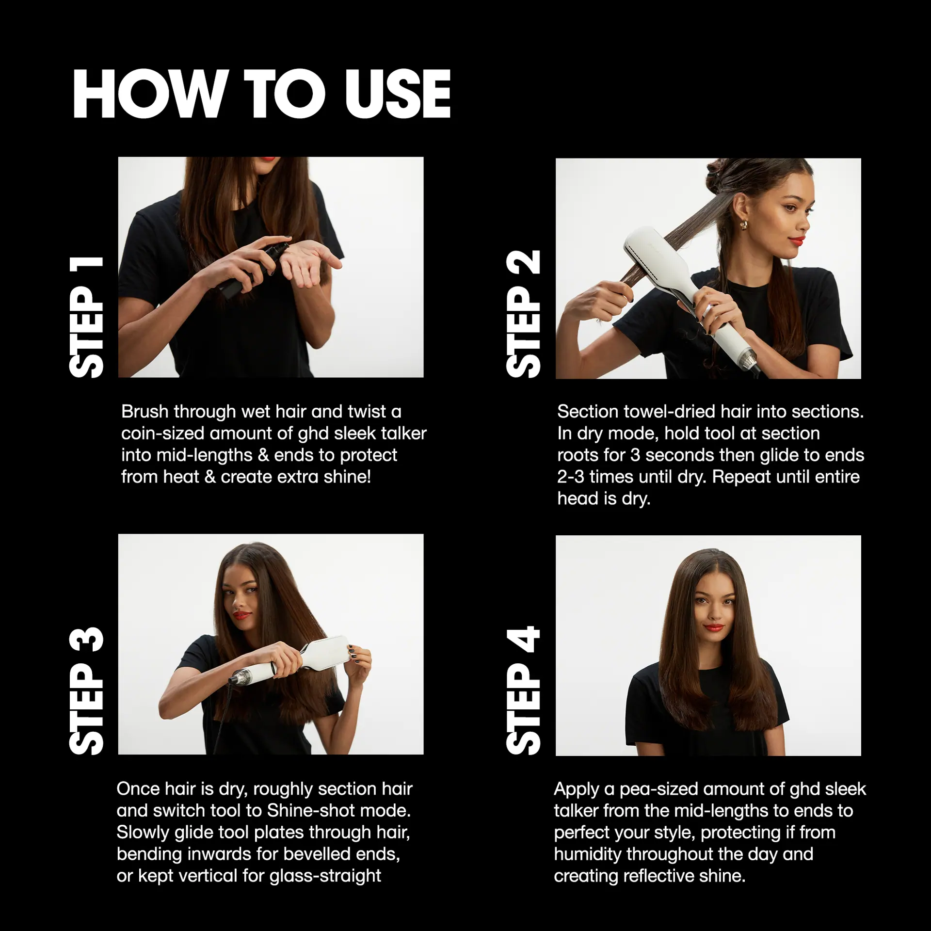 GHD Duet Style 2-In-1 Dryer And Straightener In White