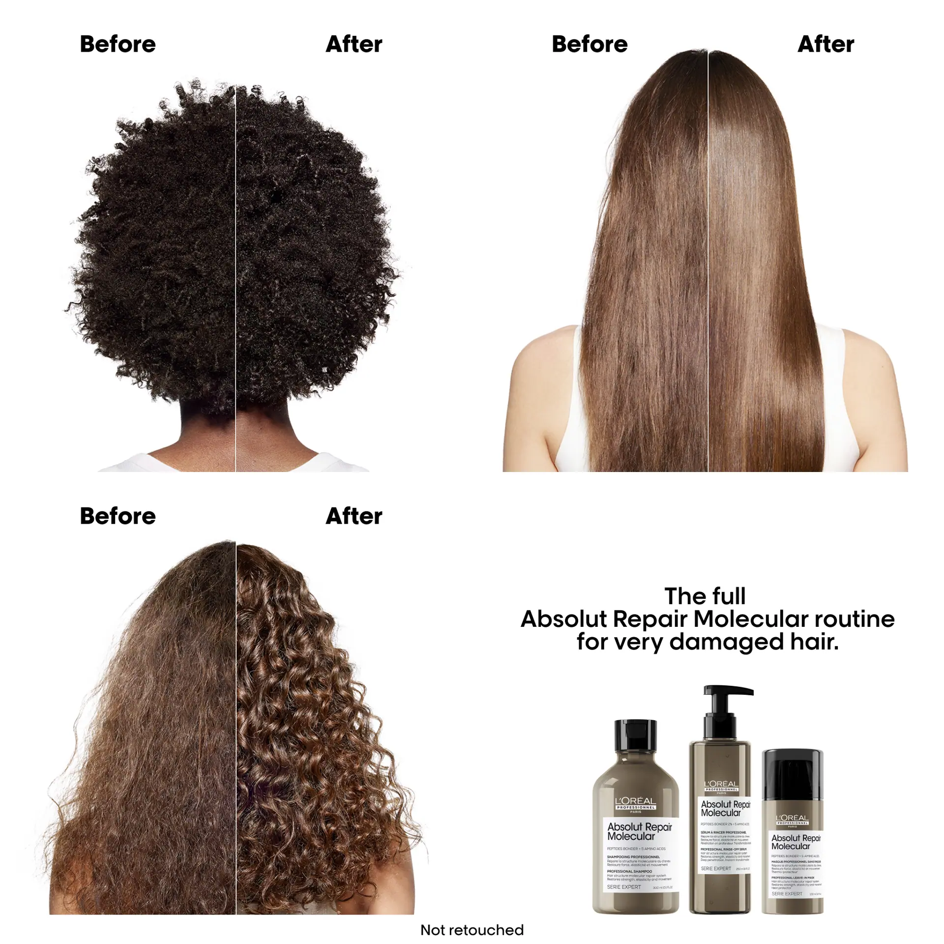 L'Oréal Professionnel Absolut Repair Molecular Shampoo Refill Pouch 500ML