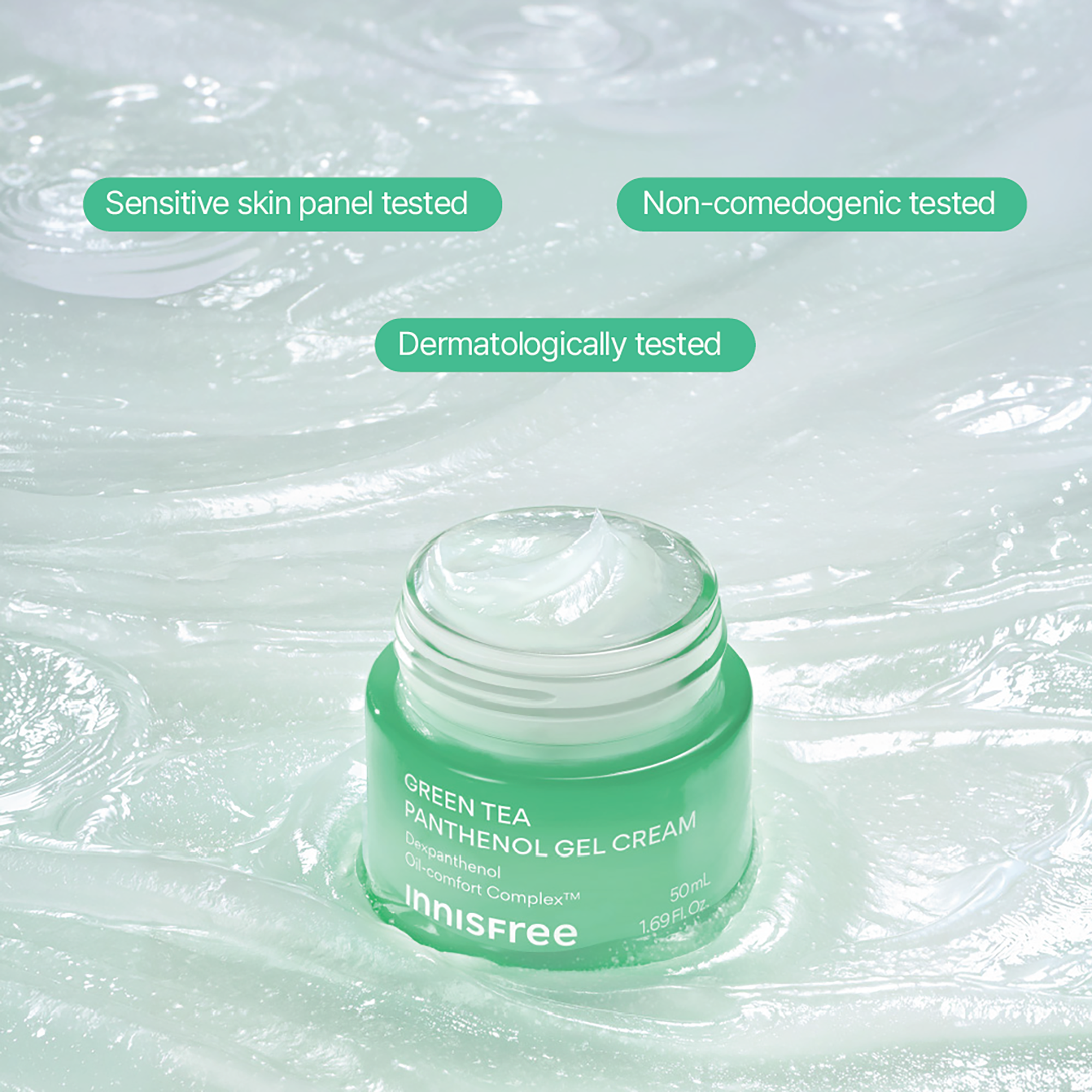 INNISFREE Green Tea Panthenol Gel Cream 50ml