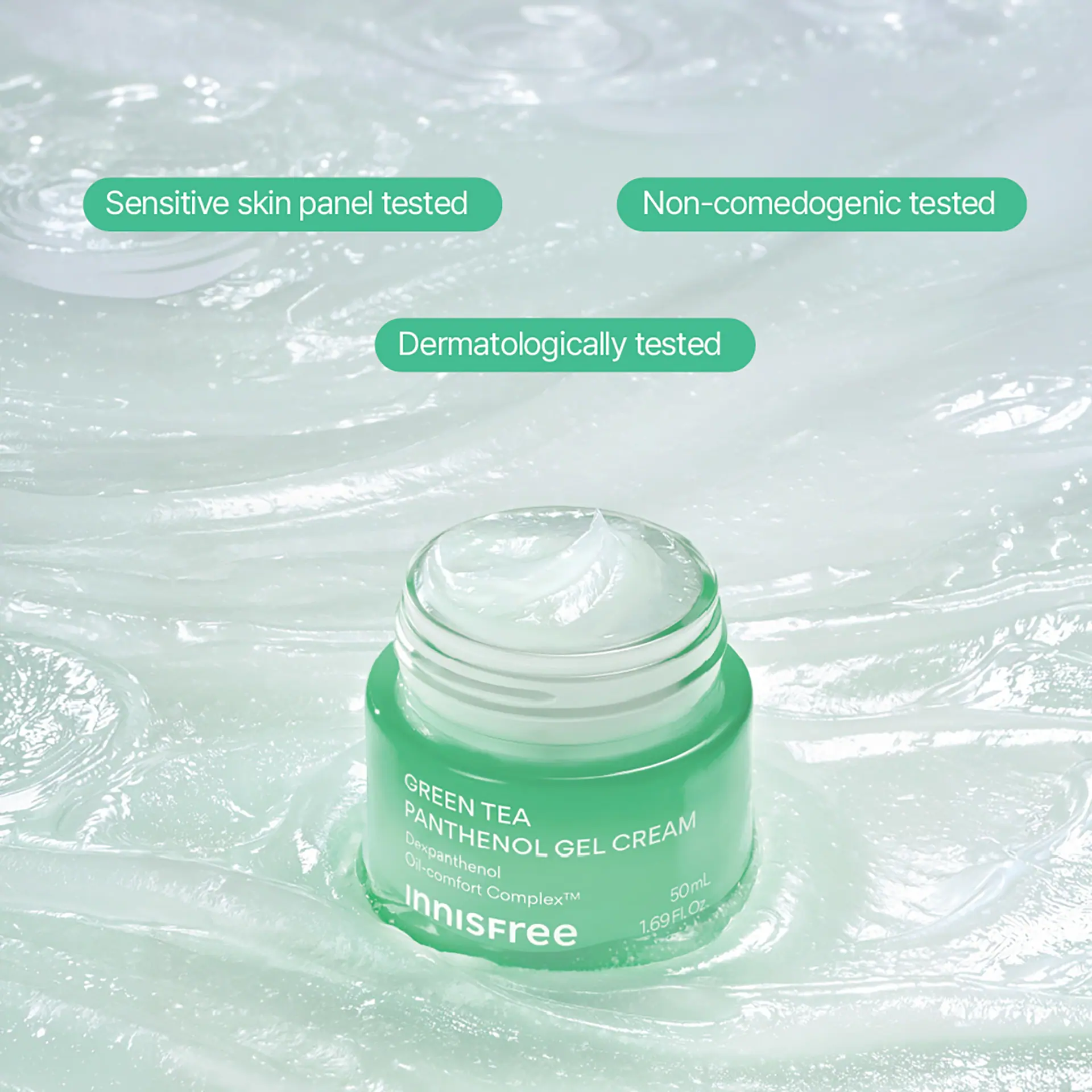 INNISFREE Green Tea Panthenol Gel Cream 50ml