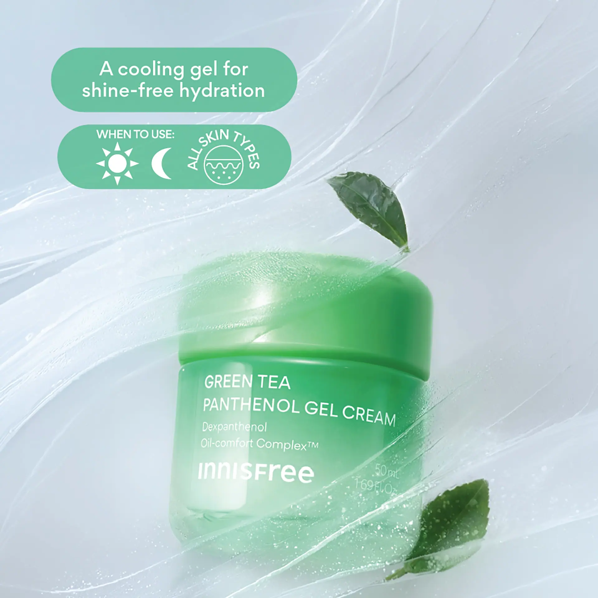 INNISFREE Green Tea Panthenol Gel Cream 50ml