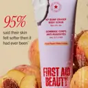 First Aid Beauty KP Bump Eraser Body Scrub w. 10% AHA 237ml - Peach