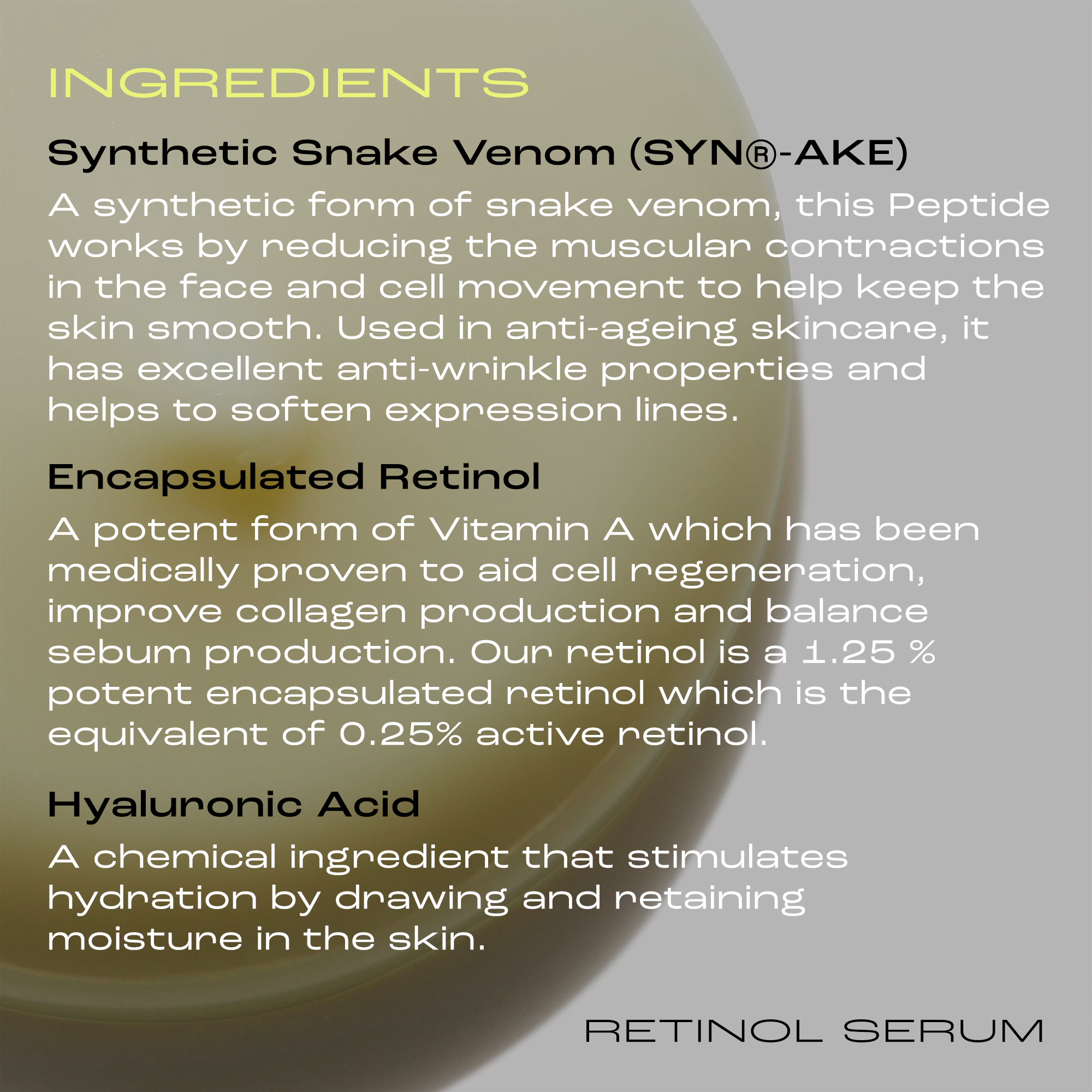 Skinstitut Retinol Serum