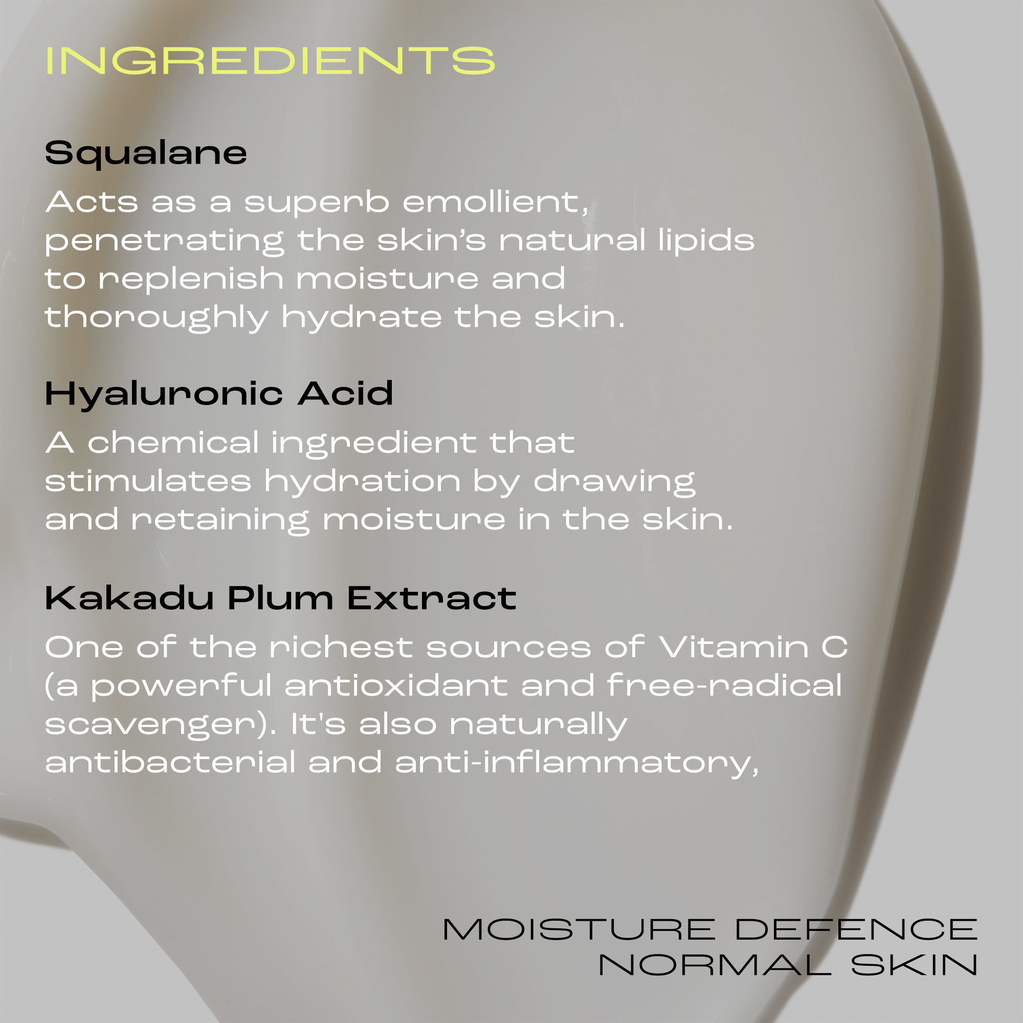 Skinstitut Moisture Defence Normal Skin