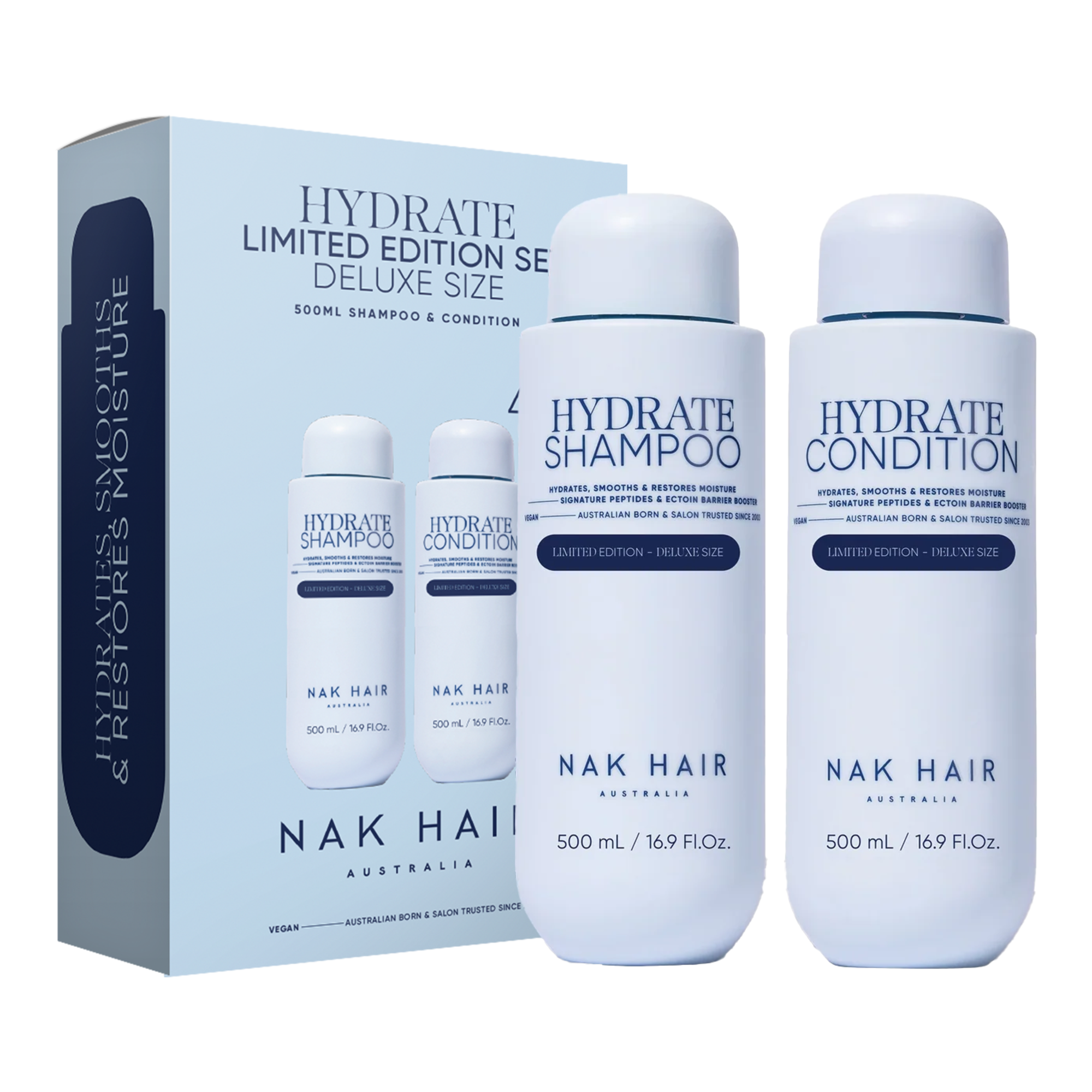 NAK Hair Signature Hydrate 500ml Duo