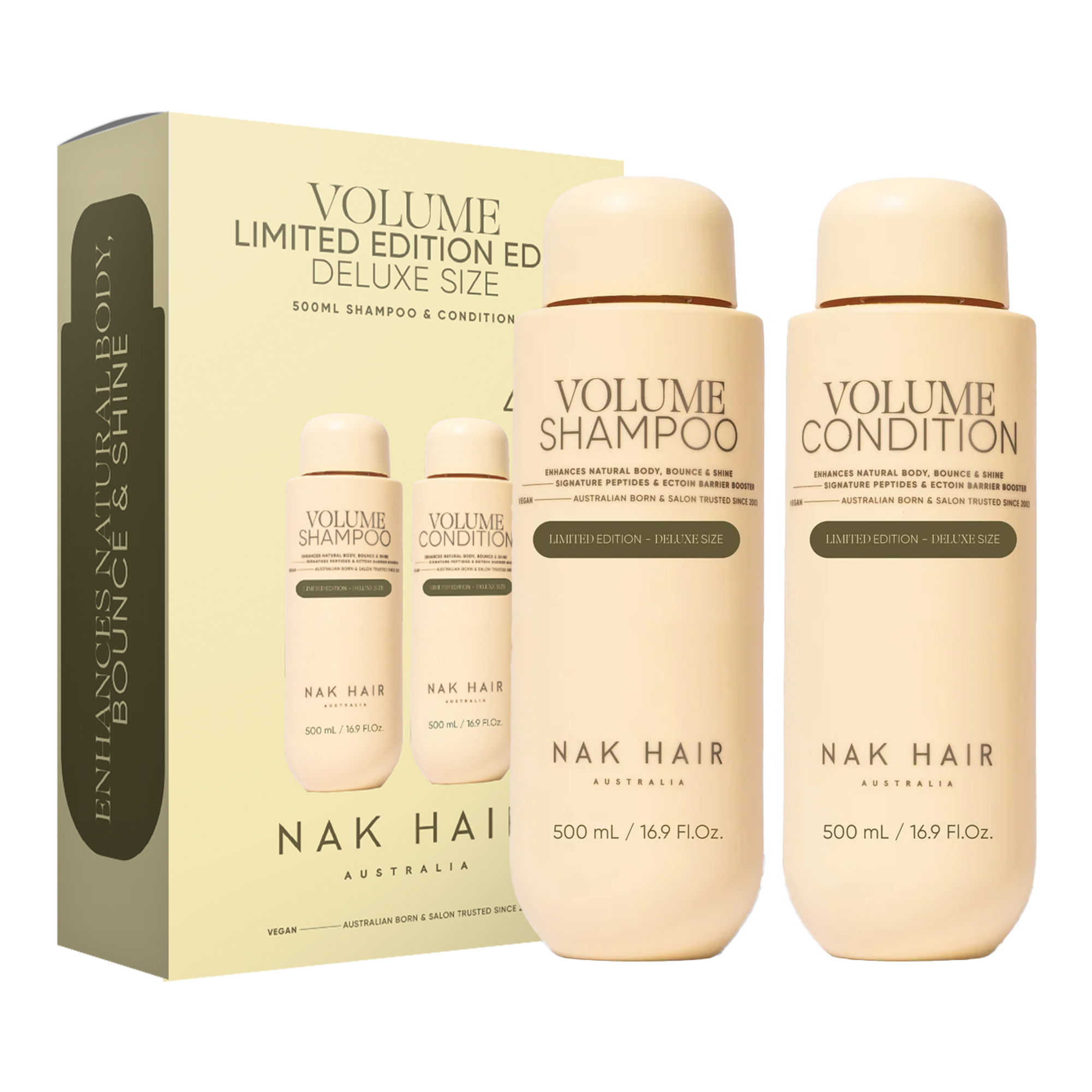 NAK Hair Signature Volume 500ml Duo