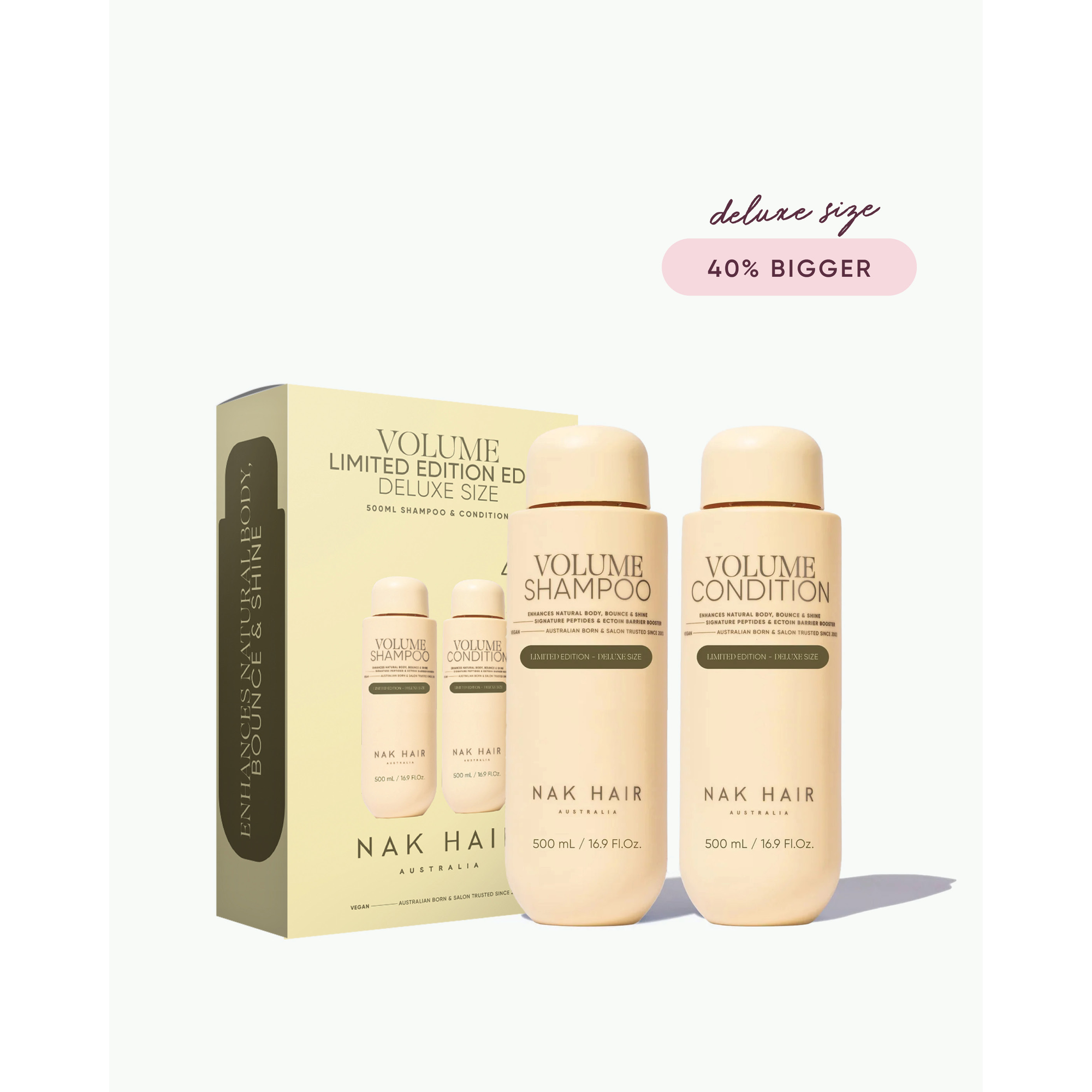 NAK Hair Signature Volume 500ml Duo