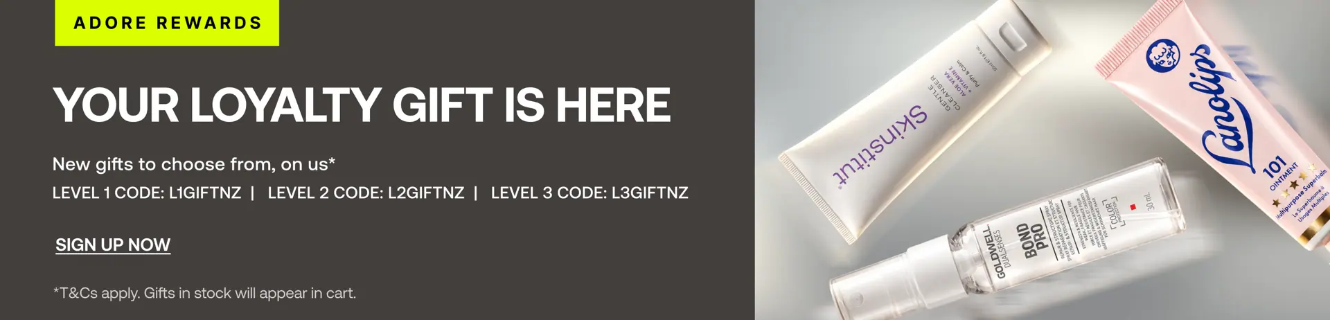 category banner