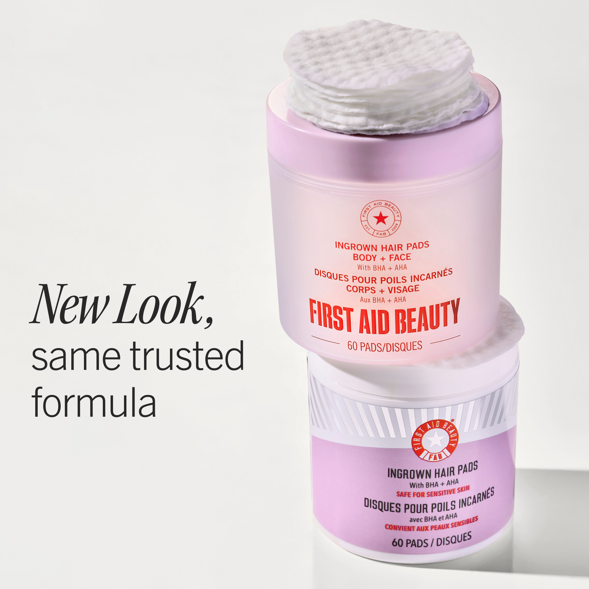 First Aid Beauty Ingrown Hair Pads Body + Face 60pc