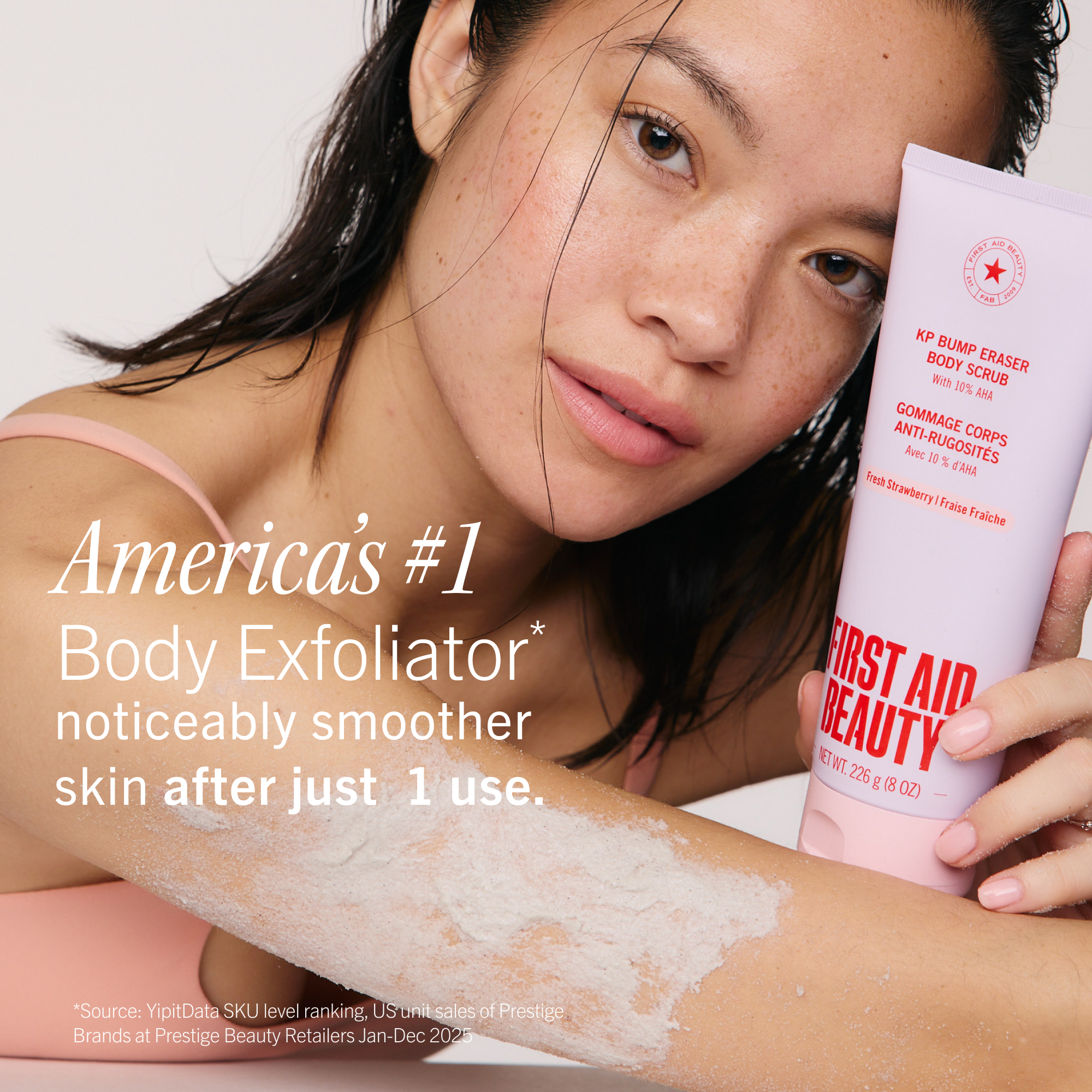 First Aid Beauty KP Bump Eraser Body Scrub Fresh Strawberry 237ml