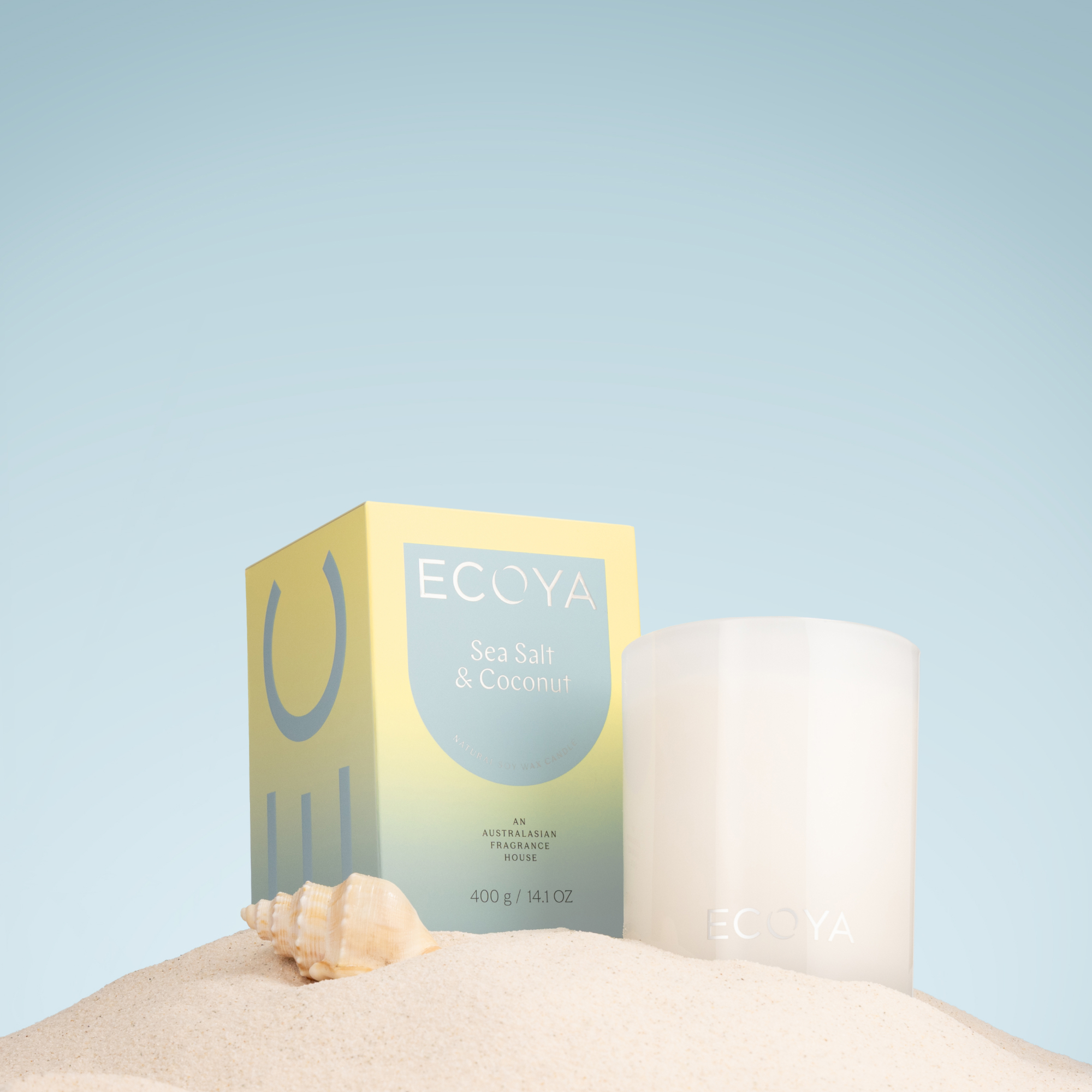 ECOYA Sea Salt & Coconut Madison Candle 400g