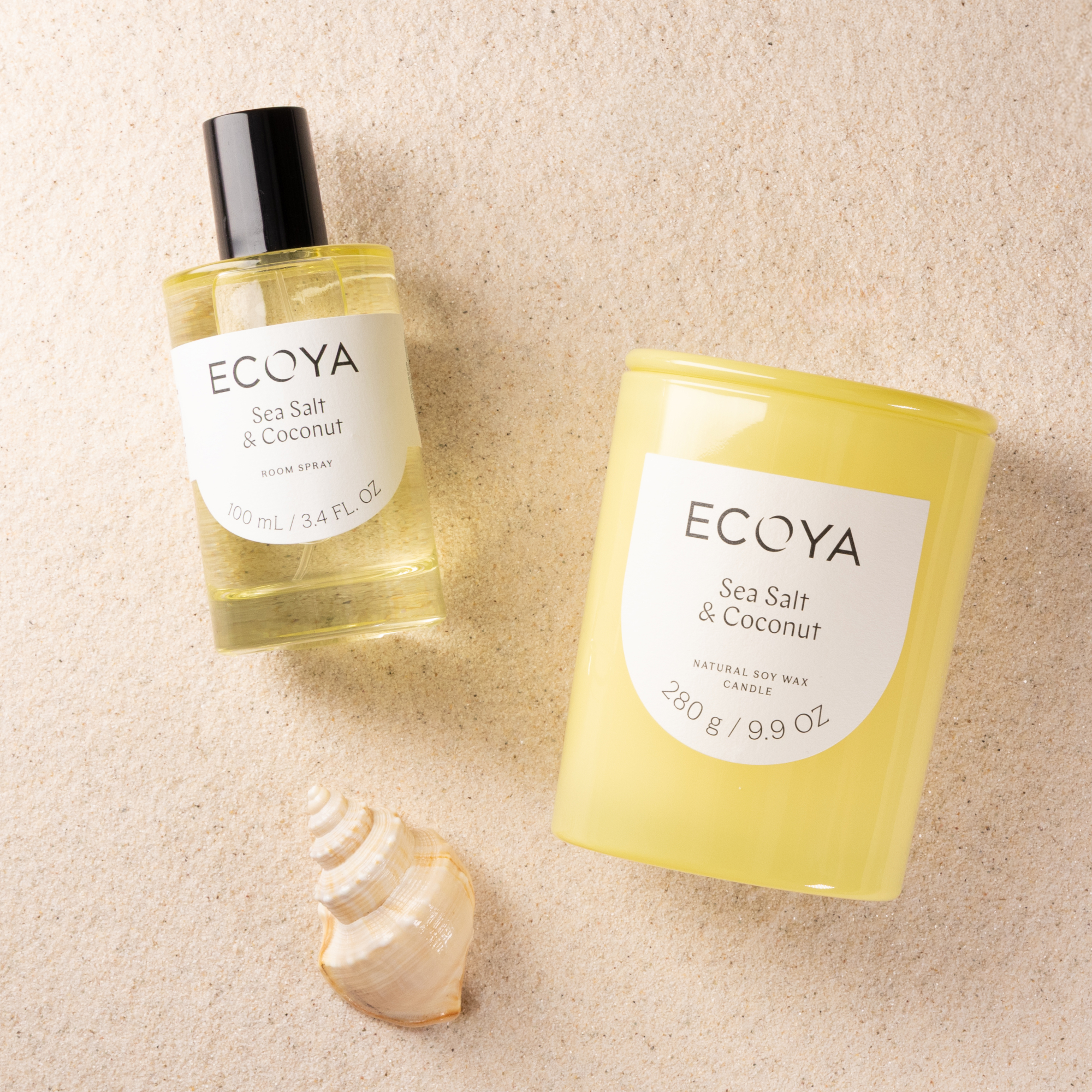 ECOYA Sea Salt & Coconut Metro Candle 280g