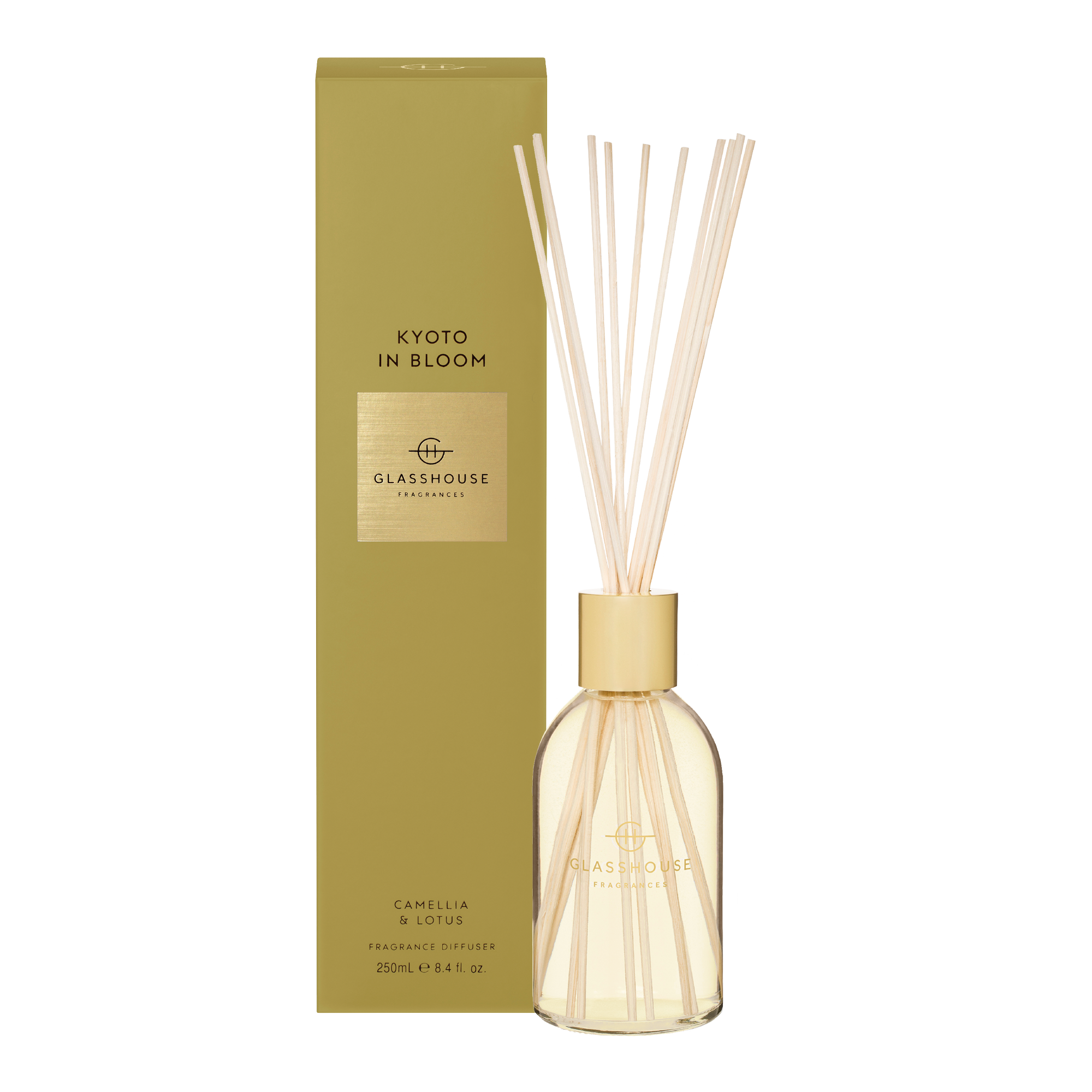 Glasshouse Fragrances KYOTO IN BLOOM 250mL Fragrance Diffuser