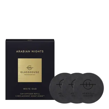 Glasshouse Fragrances Arabian Nights 3 Replacement Scent Disks for car diffuser