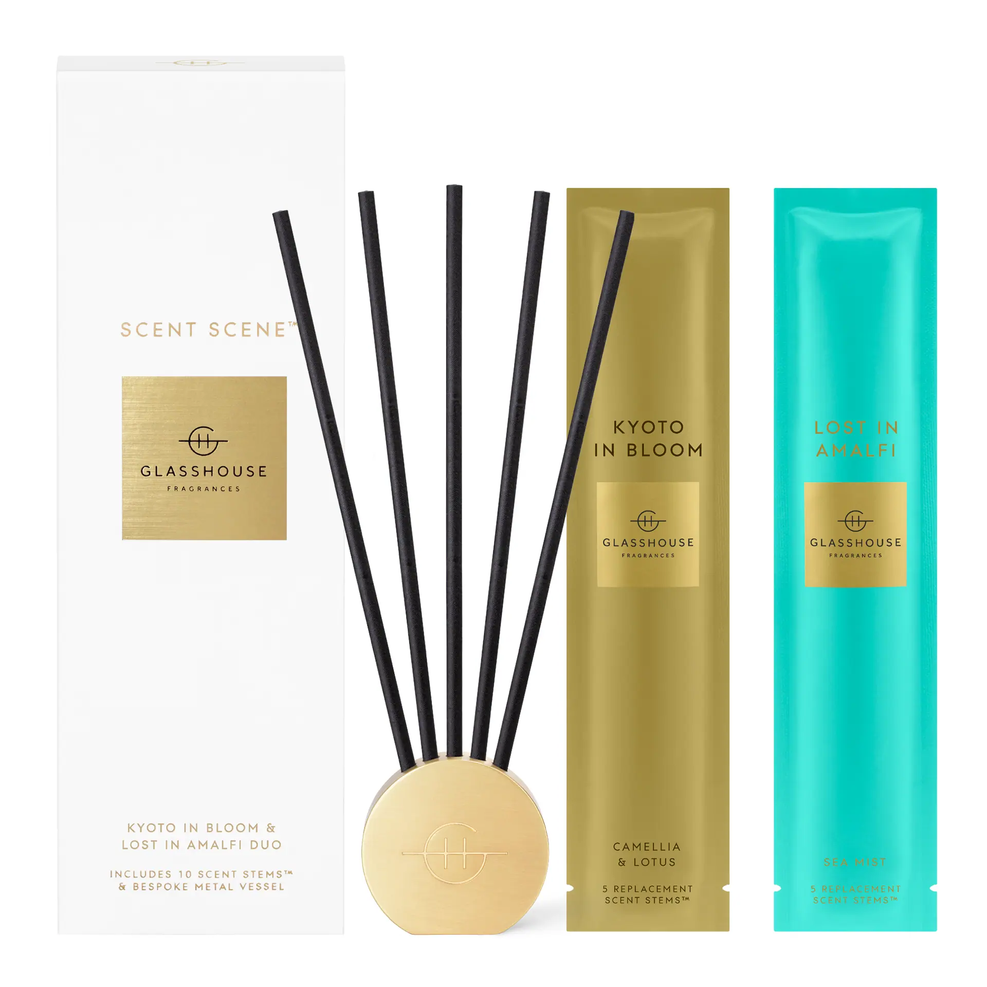 Glasshouse Fragrances Scent Scene Duo - Lost in Amalfi & Kyoto in Bloom