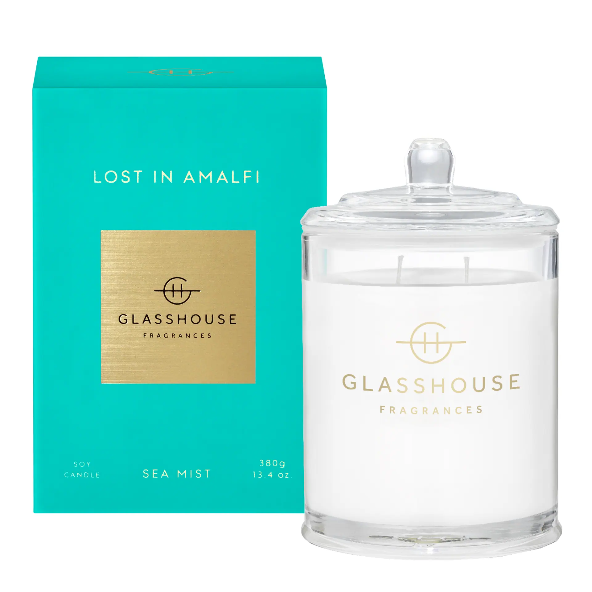 Glasshouse Fragrances LOST IN AMALFI 380g Soy Candle