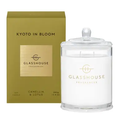 Glasshouse Fragrances KYOTO IN BLOOM 380g Soy Candle