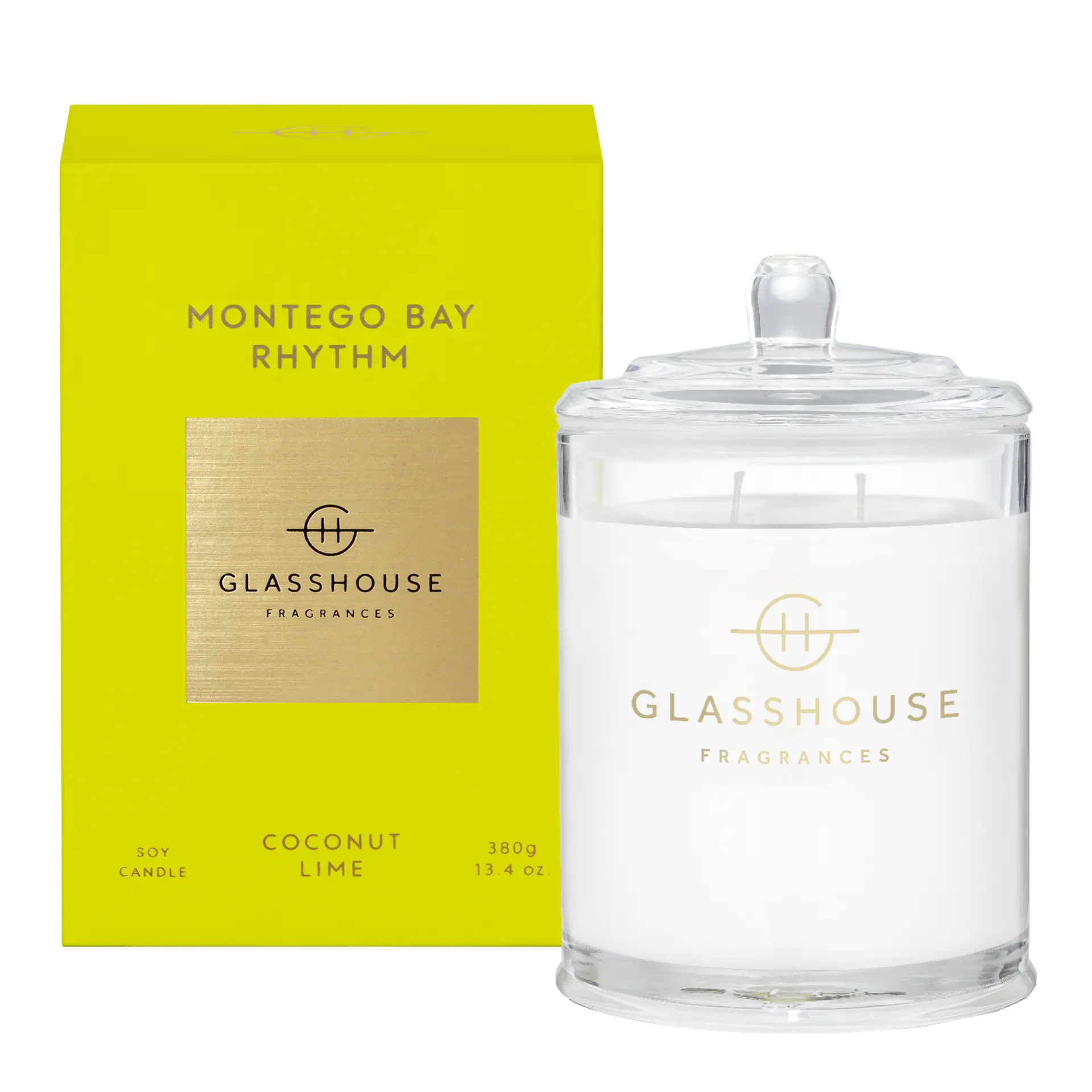 Glasshouse Fragrances MONTEGO BAY RHYTHM 380g Soy Candle