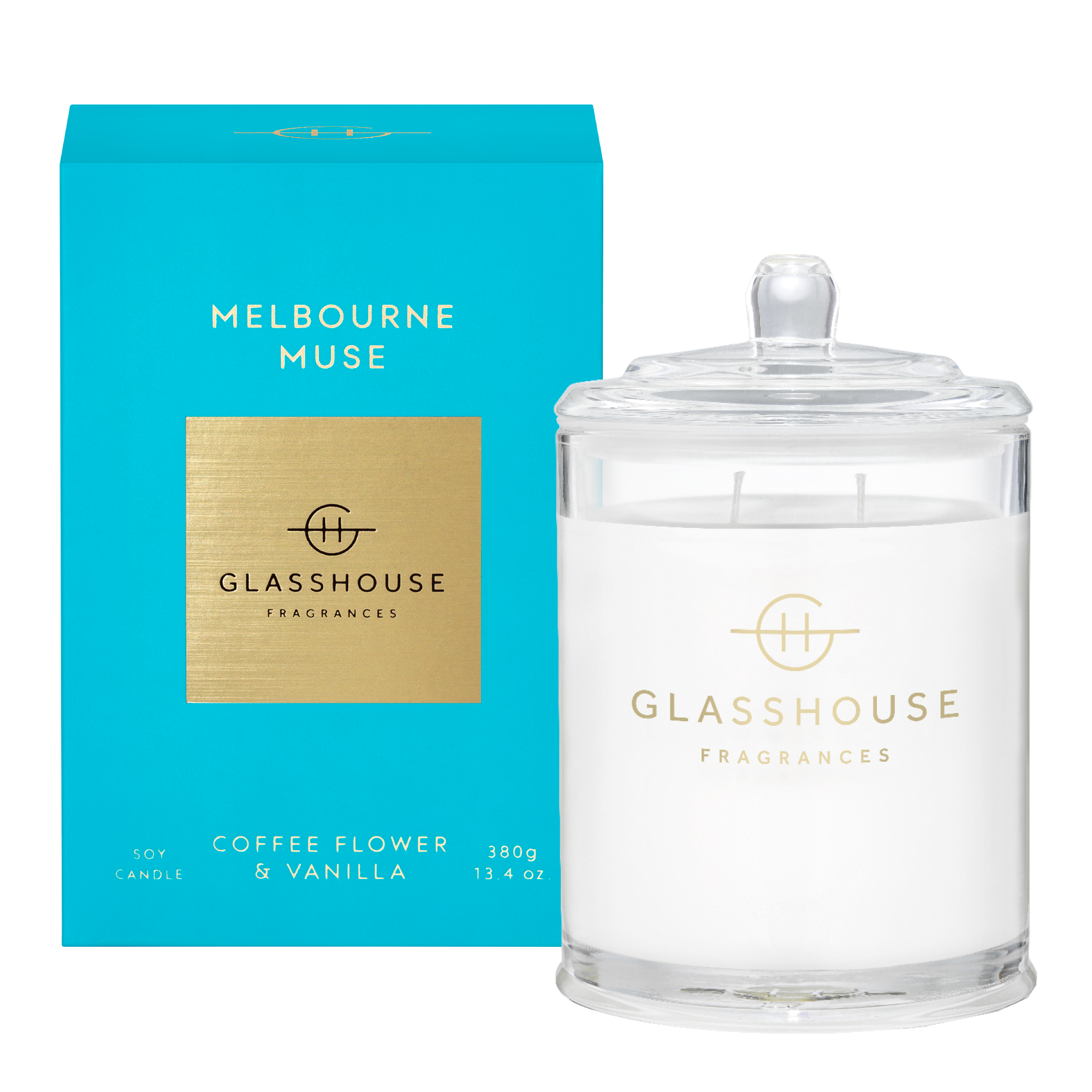 Glasshouse Fragrances MELBOURNE MUSE 380g Soy Candle