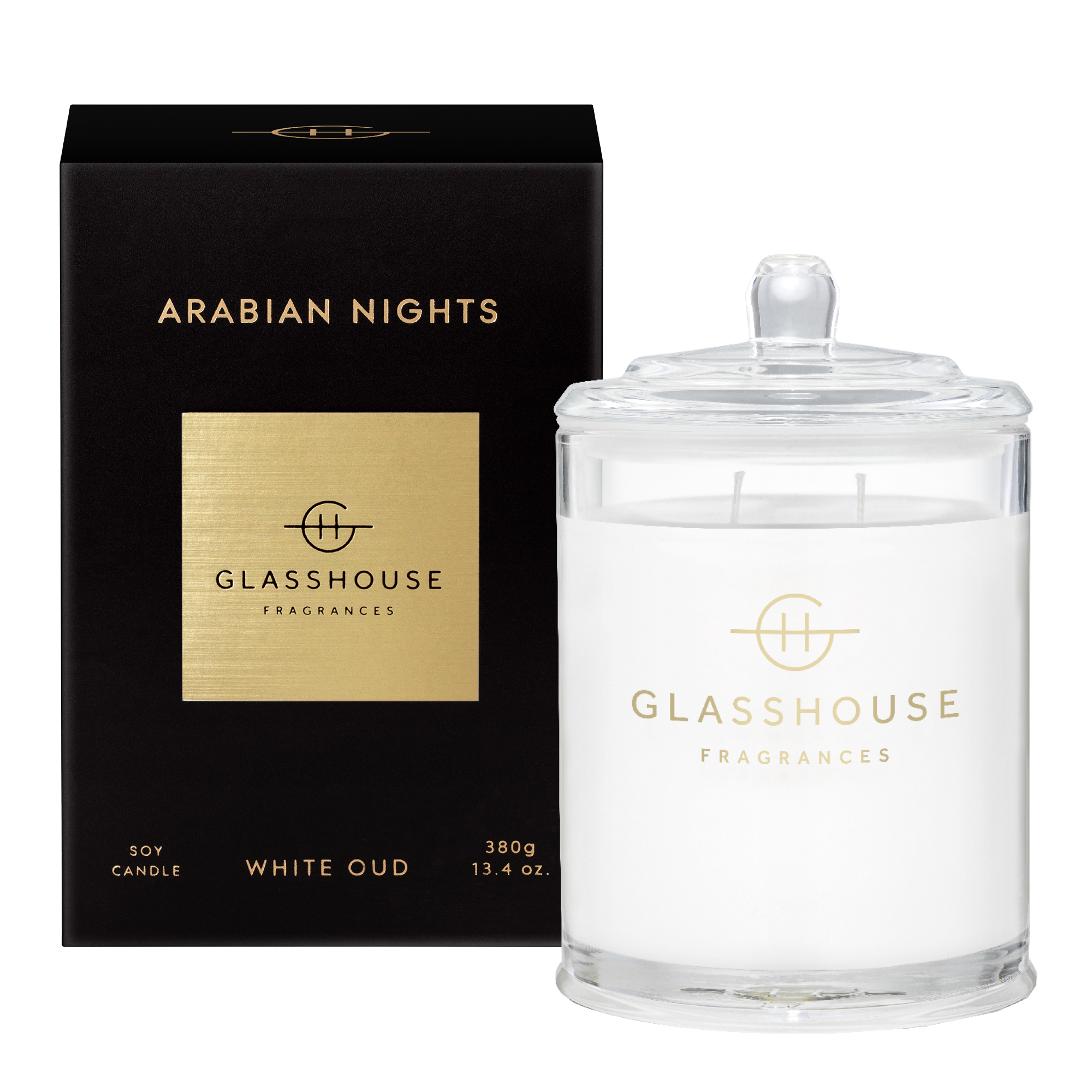 Glasshouse Fragrances ARABIAN NIGHTS 380g Soy Candle