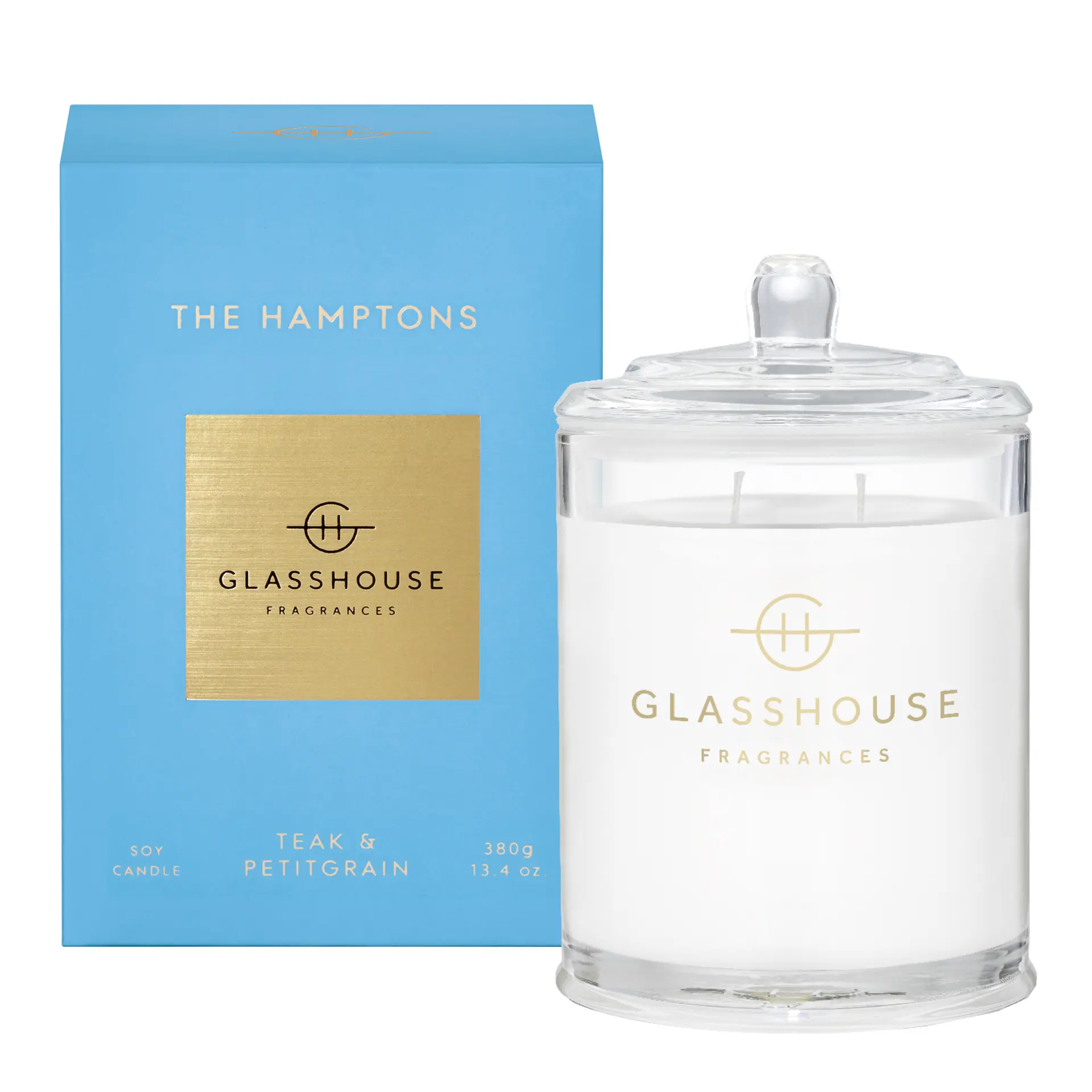 Glasshouse Fragrances THE HAMPTONS 380g Soy Candle