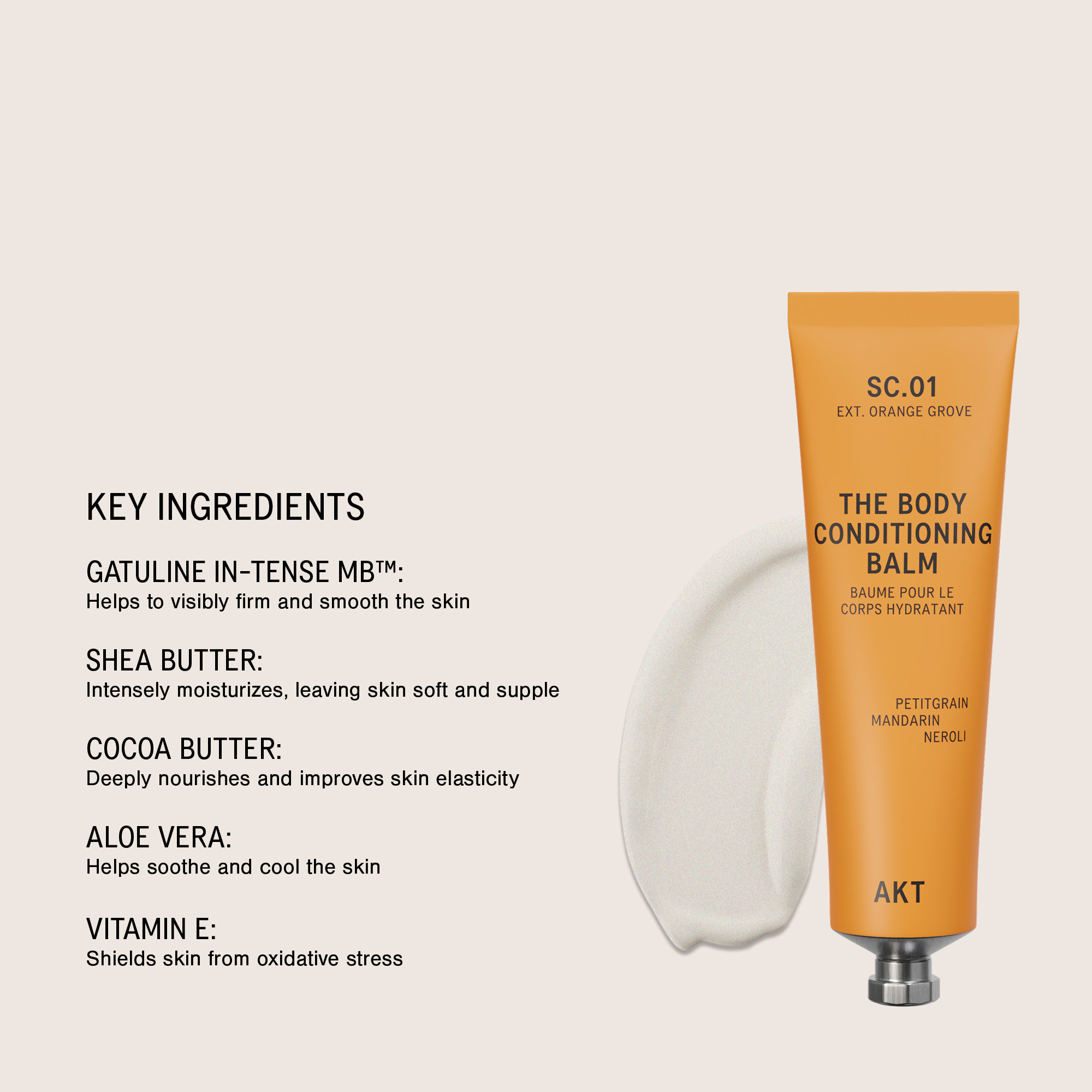 AKT London The Body Conditioning Balm- Orange Grove Sc.01