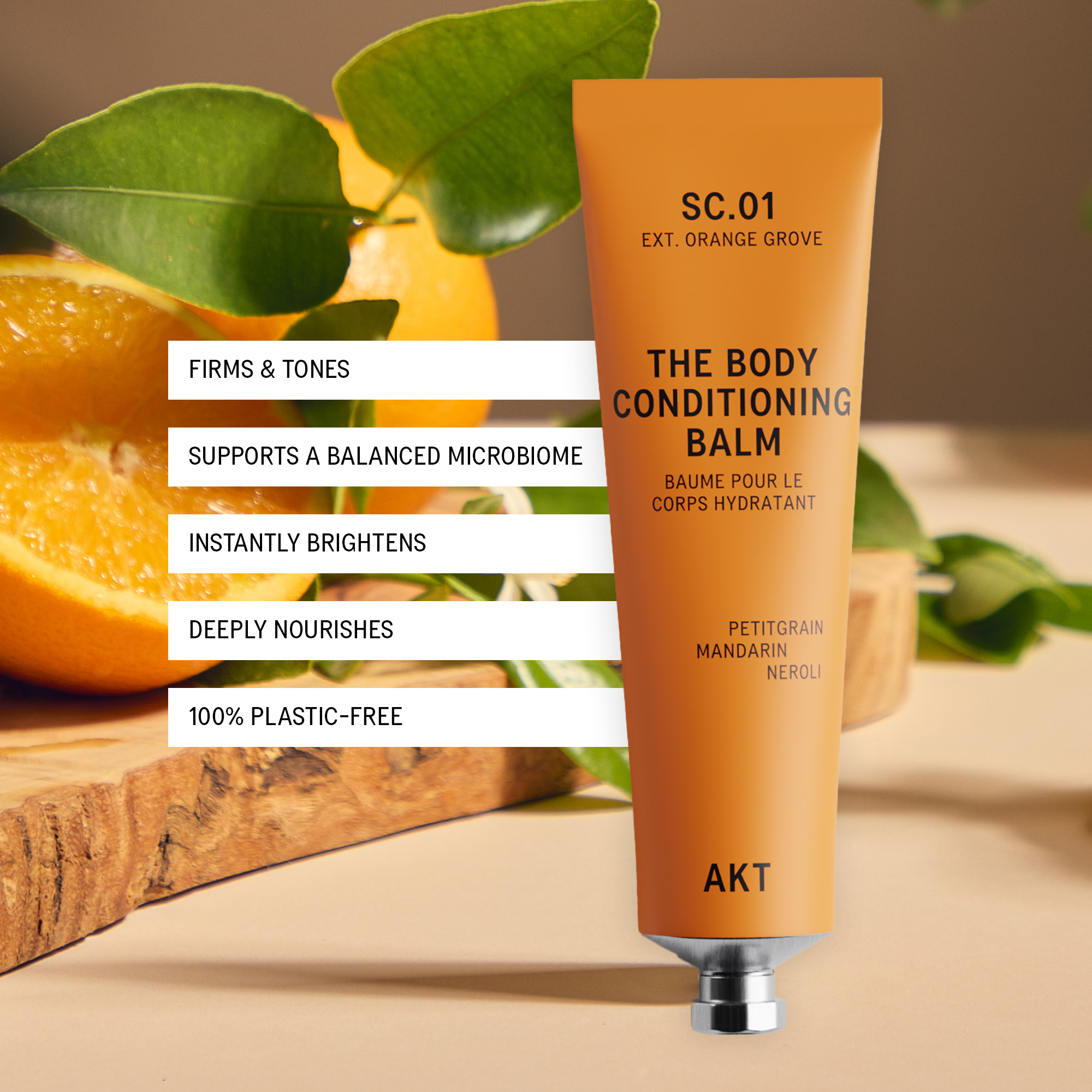 AKT London The Body Conditioning Balm- Orange Grove Sc.01