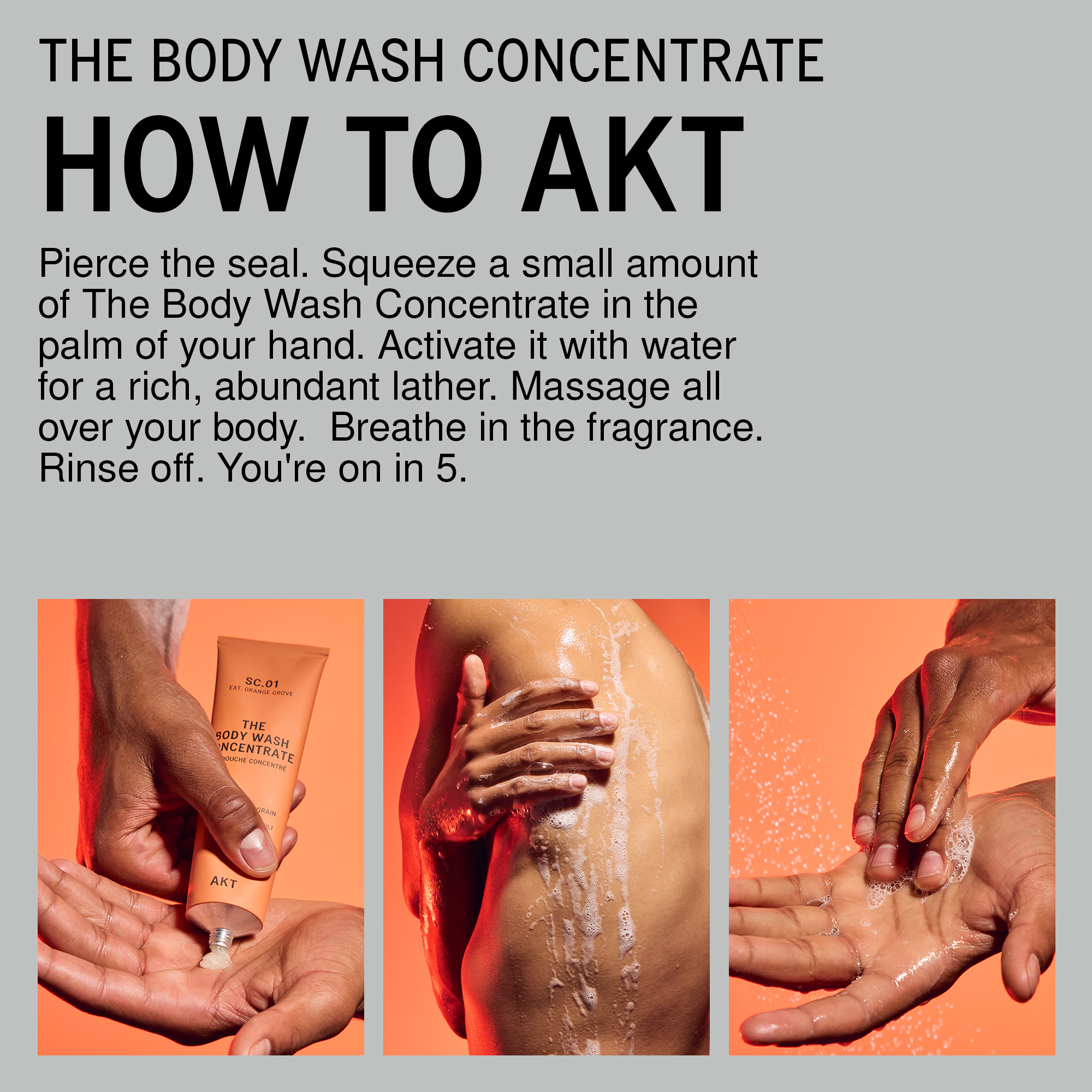 AKT London The Body Wash Concentrate - After Thunder Sc.02